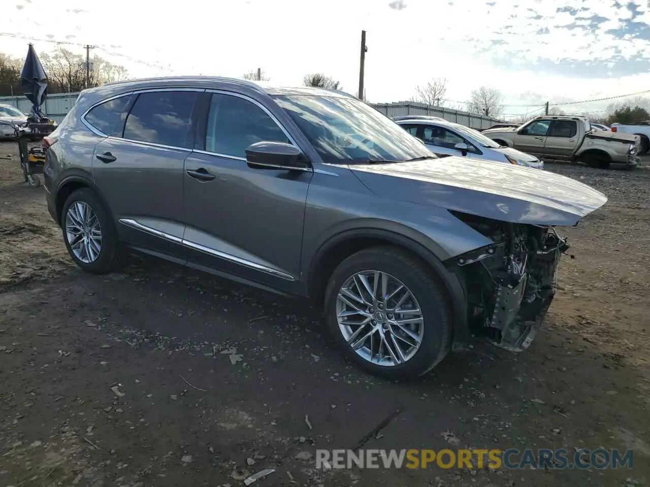 4 Photograph of a damaged car 5J8YE1H82PL024069 ACURA MDX 2023