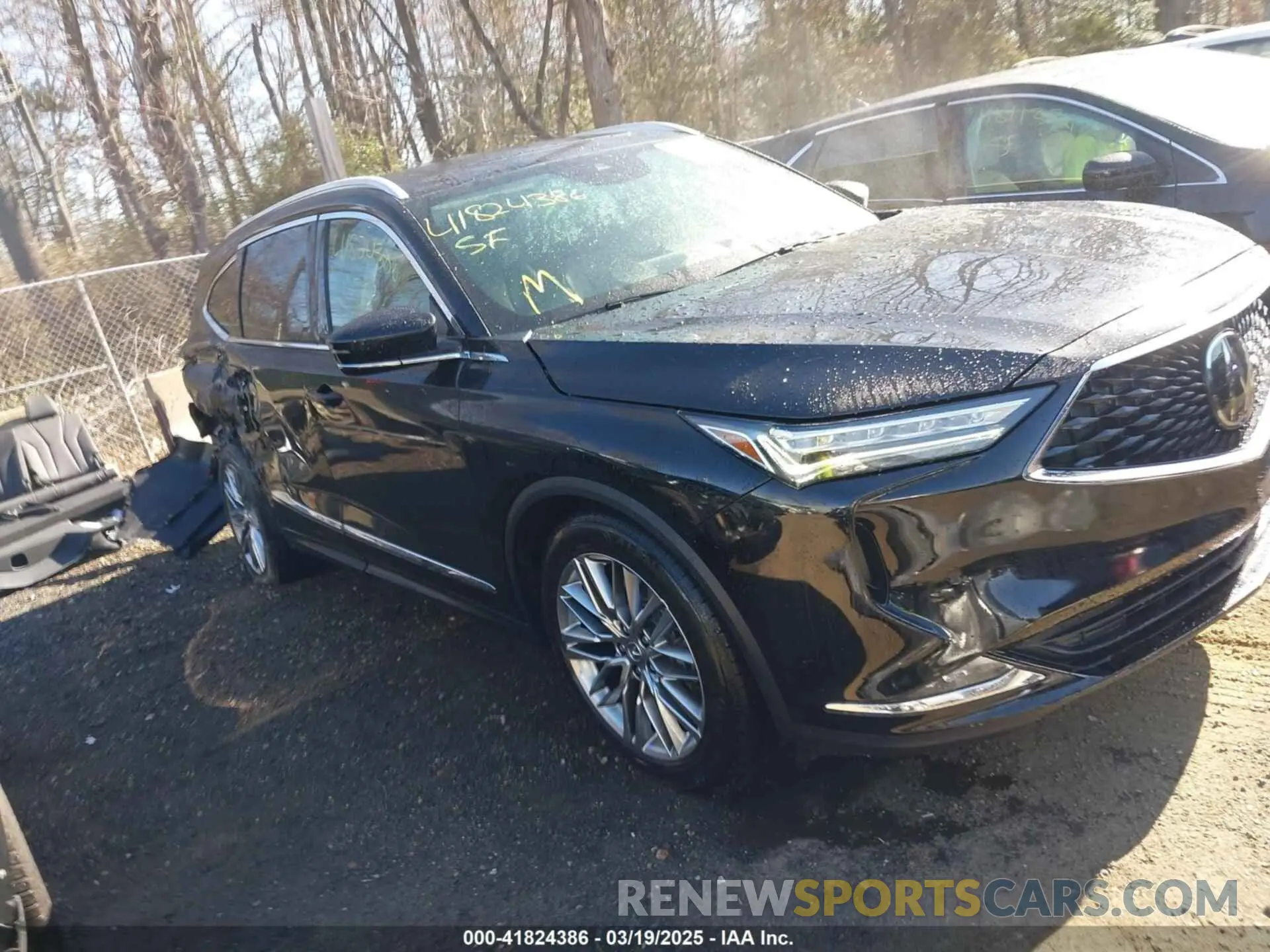 1 Photograph of a damaged car 5J8YE1H84PL014255 ACURA MDX 2023