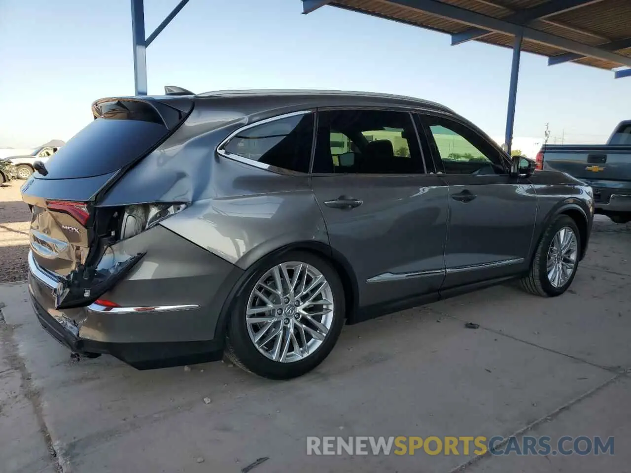 3 Photograph of a damaged car 5J8YE1H85PL004009 ACURA MDX 2023