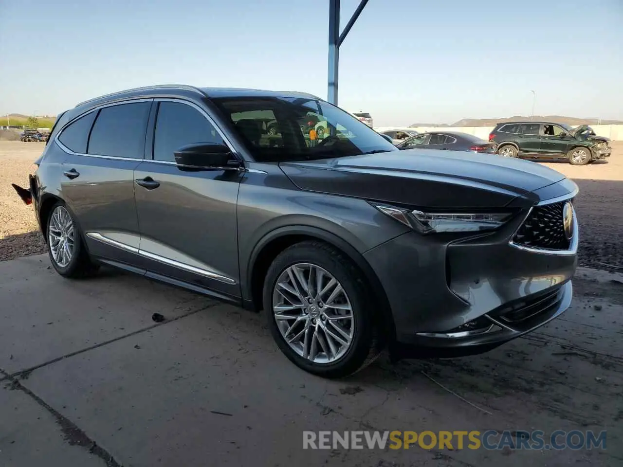 4 Photograph of a damaged car 5J8YE1H85PL004009 ACURA MDX 2023