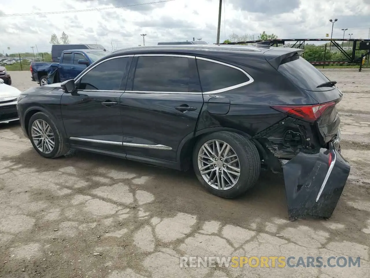 2 Photograph of a damaged car 5J8YE1H87PL022995 ACURA MDX 2023