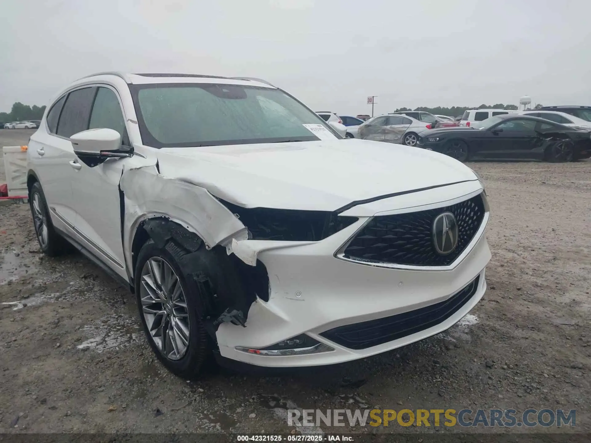 1 Photograph of a damaged car 5J8YE1H89PL011643 ACURA MDX 2023