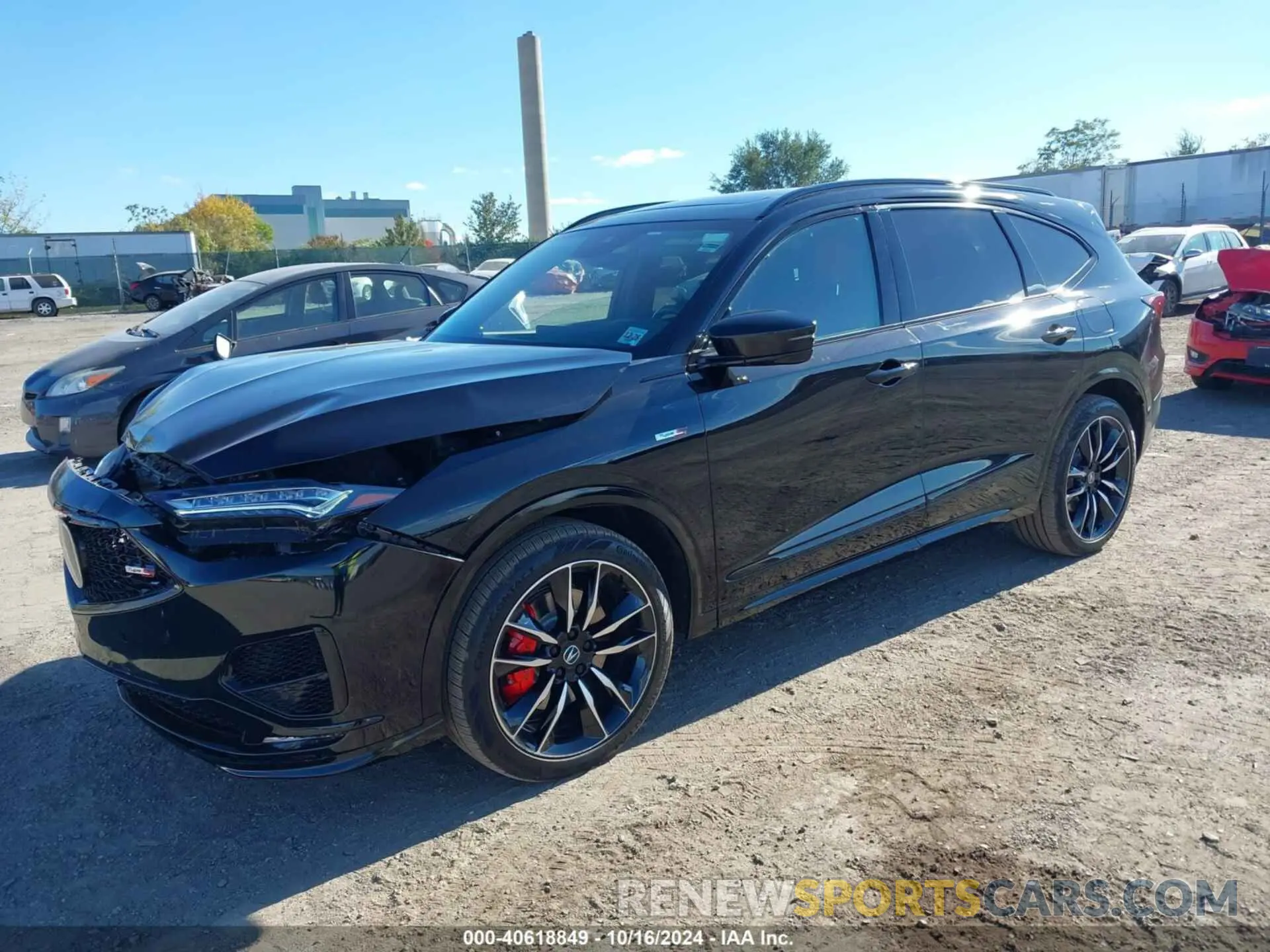 2 Photograph of a damaged car 5J8YD8H8XRL002562 ACURA MDX 2024