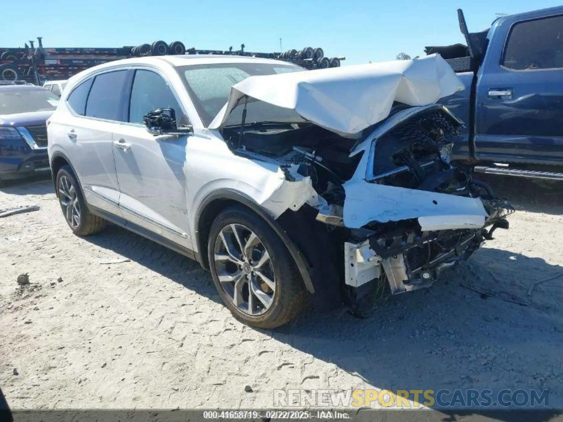 1 Photograph of a damaged car 5J8YD9H40RL001942 ACURA MDX 2024