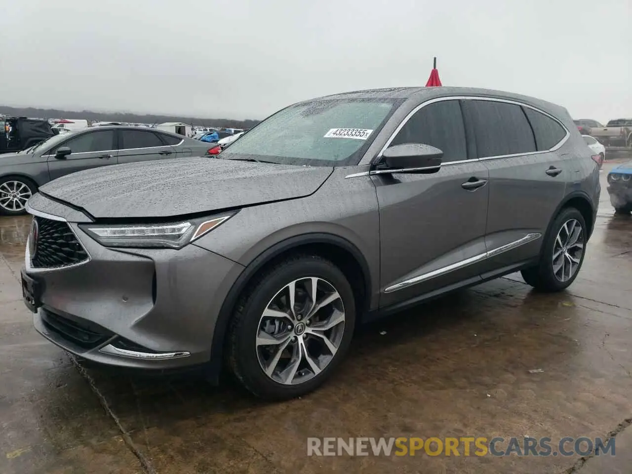 1 Photograph of a damaged car 5J8YD9H46RL007406 ACURA MDX 2024