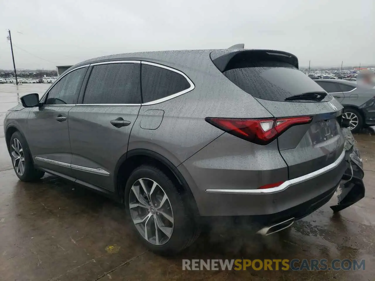 2 Photograph of a damaged car 5J8YD9H46RL007406 ACURA MDX 2024