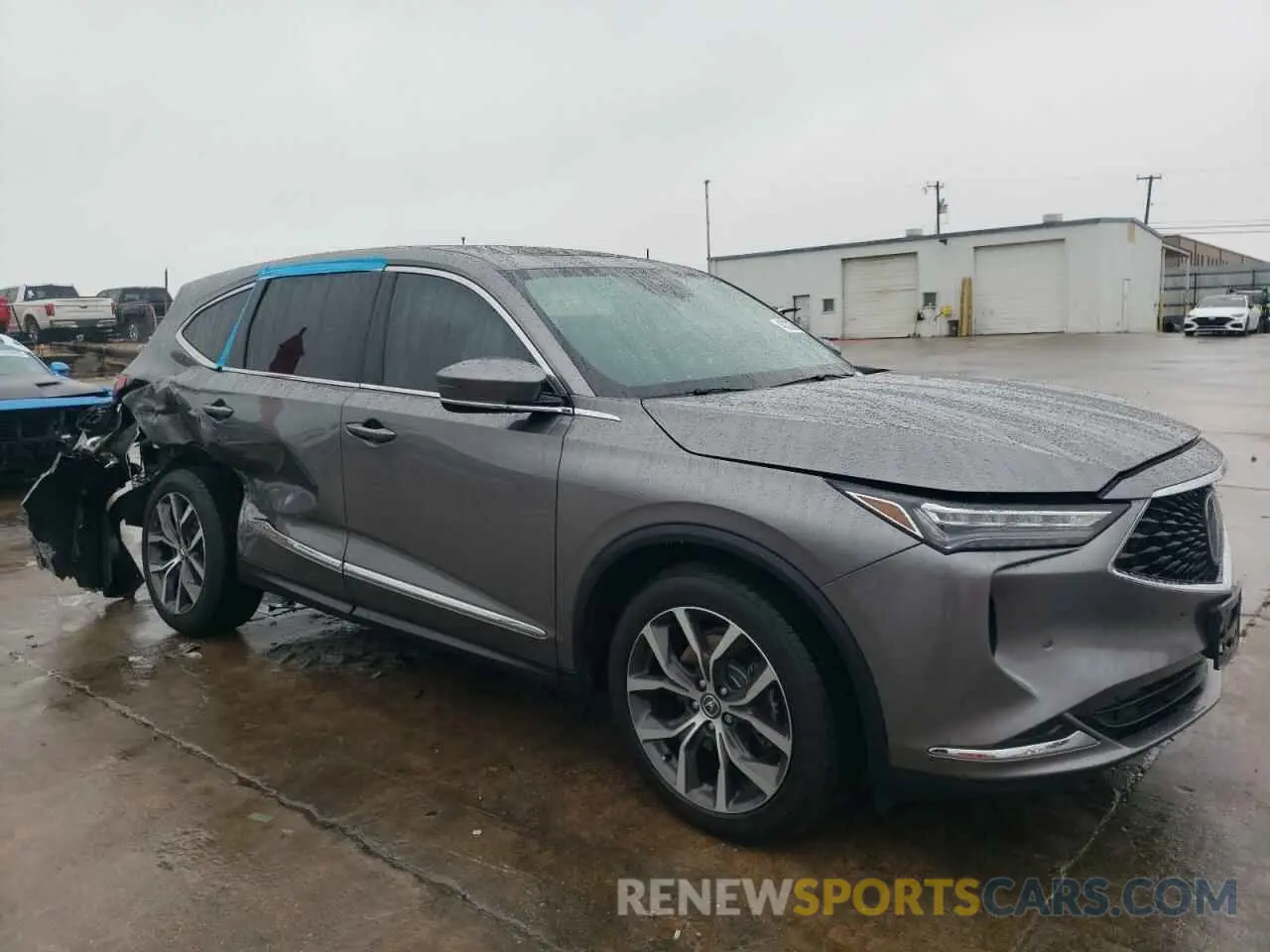 4 Photograph of a damaged car 5J8YD9H46RL007406 ACURA MDX 2024