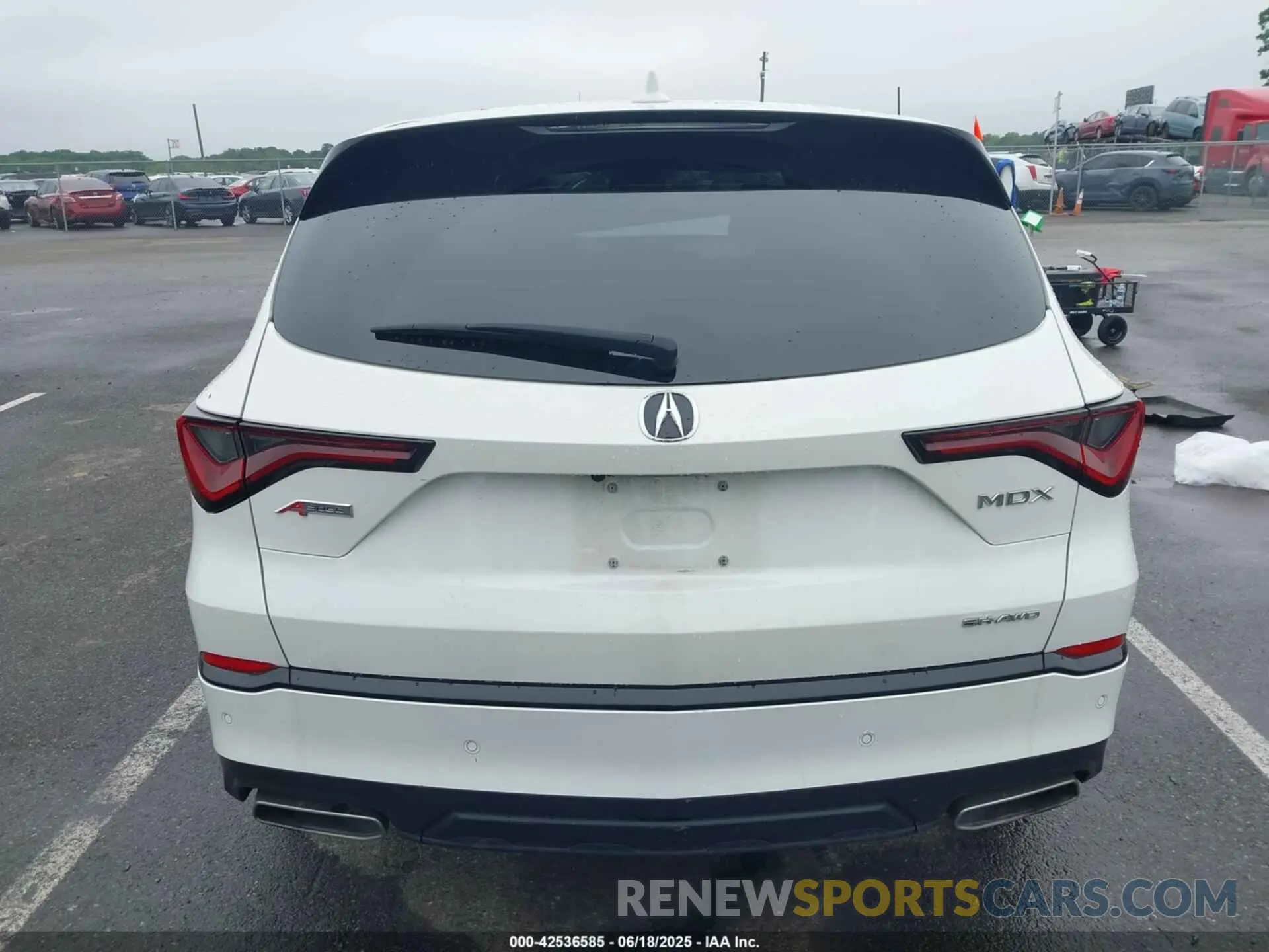 16 Photograph of a damaged car 5J8YE1H01RL005025 ACURA MDX 2024