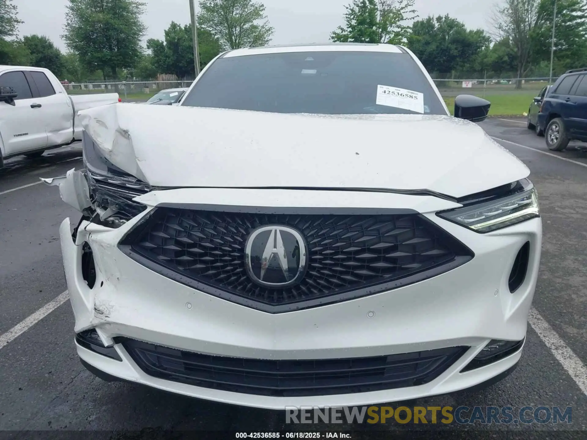 6 Photograph of a damaged car 5J8YE1H01RL005025 ACURA MDX 2024