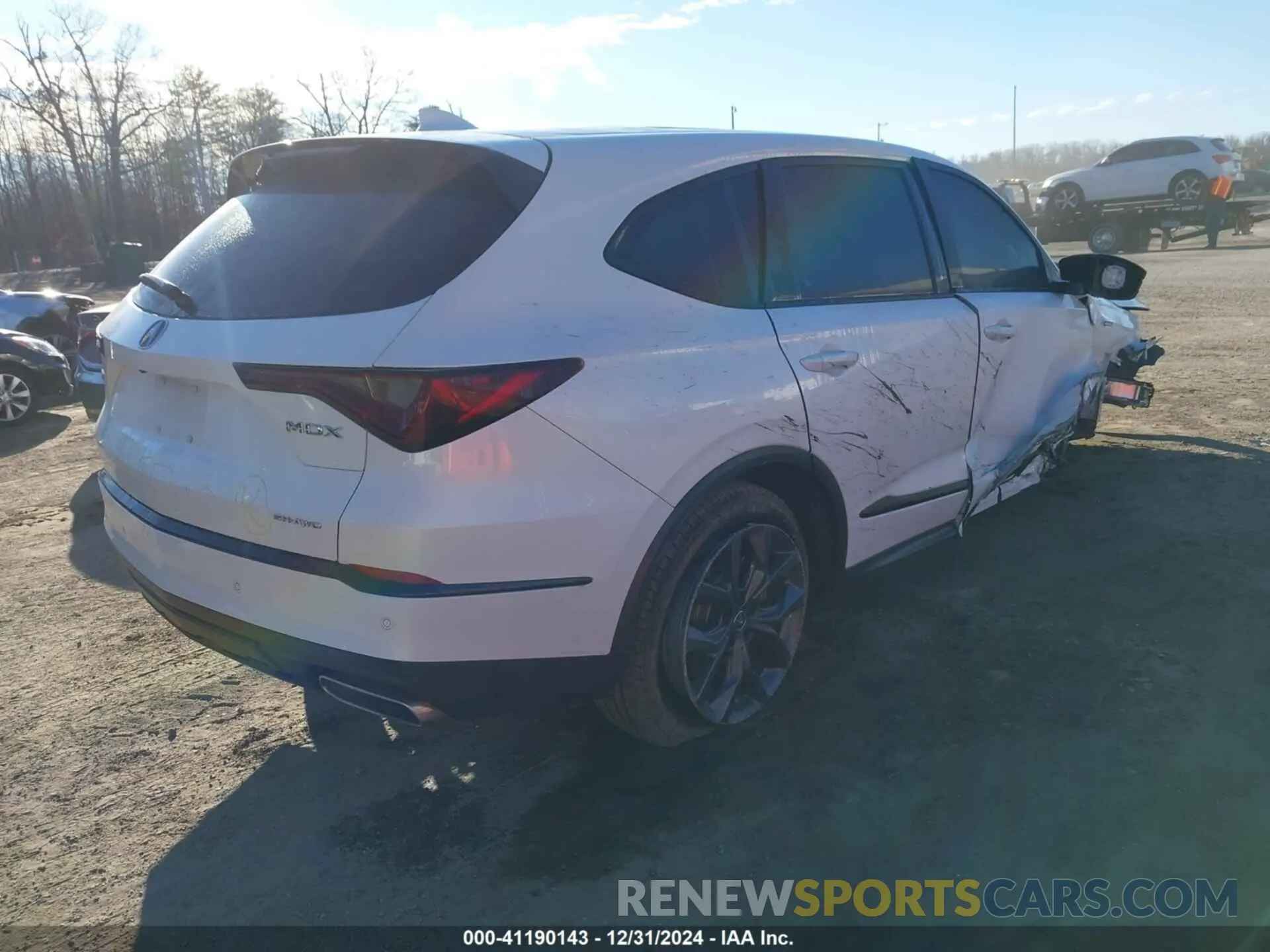 4 Photograph of a damaged car 5J8YE1H01RL009432 ACURA MDX 2024
