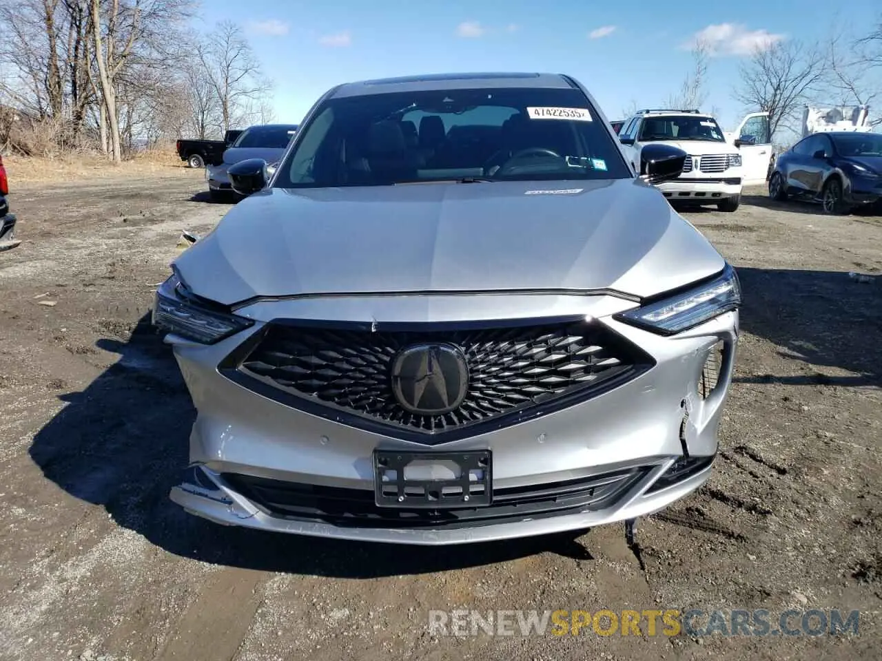 5 Photograph of a damaged car 5J8YE1H02RL000044 ACURA MDX 2024