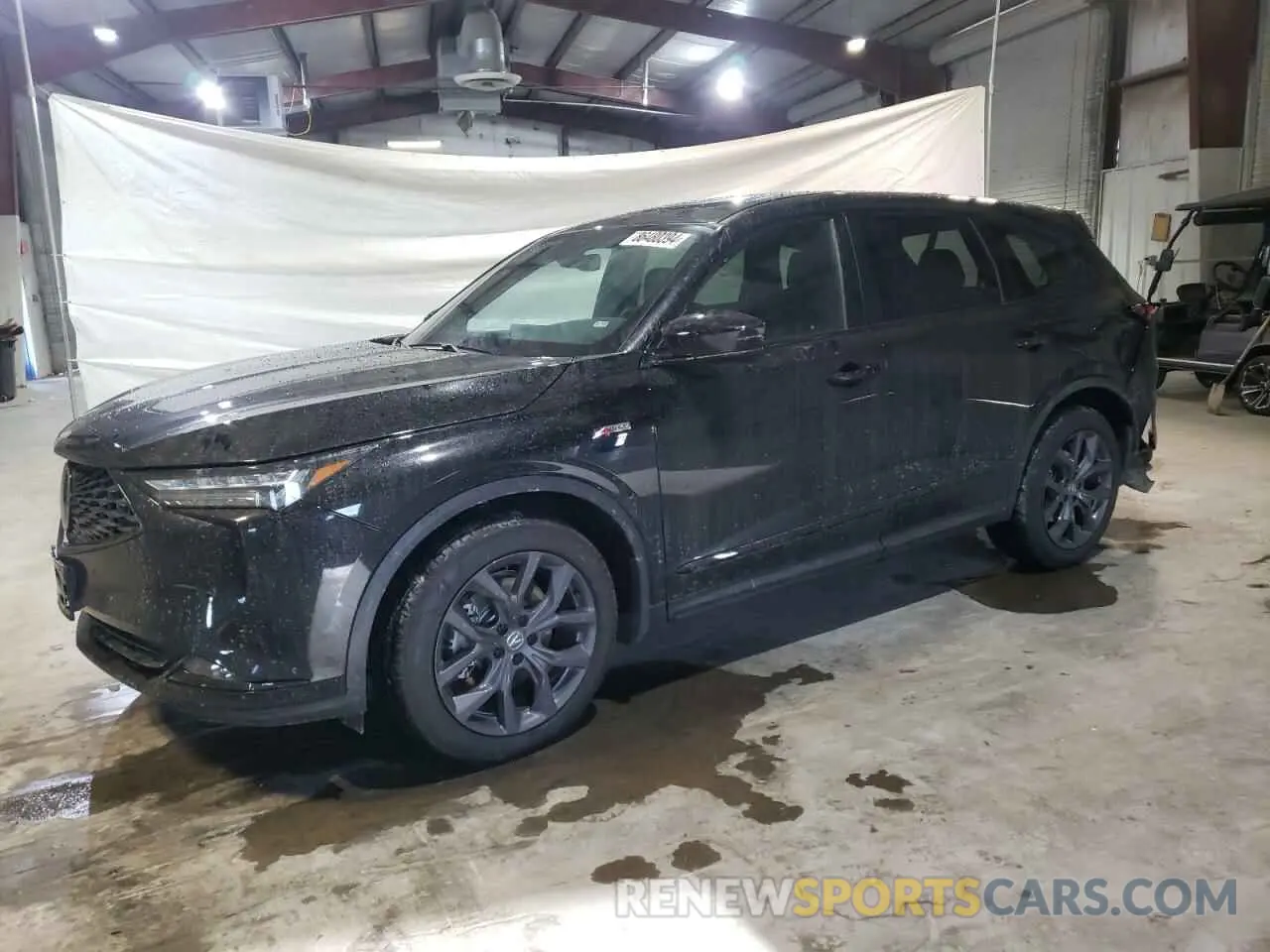 1 Photograph of a damaged car 5J8YE1H02RL014123 ACURA MDX 2024
