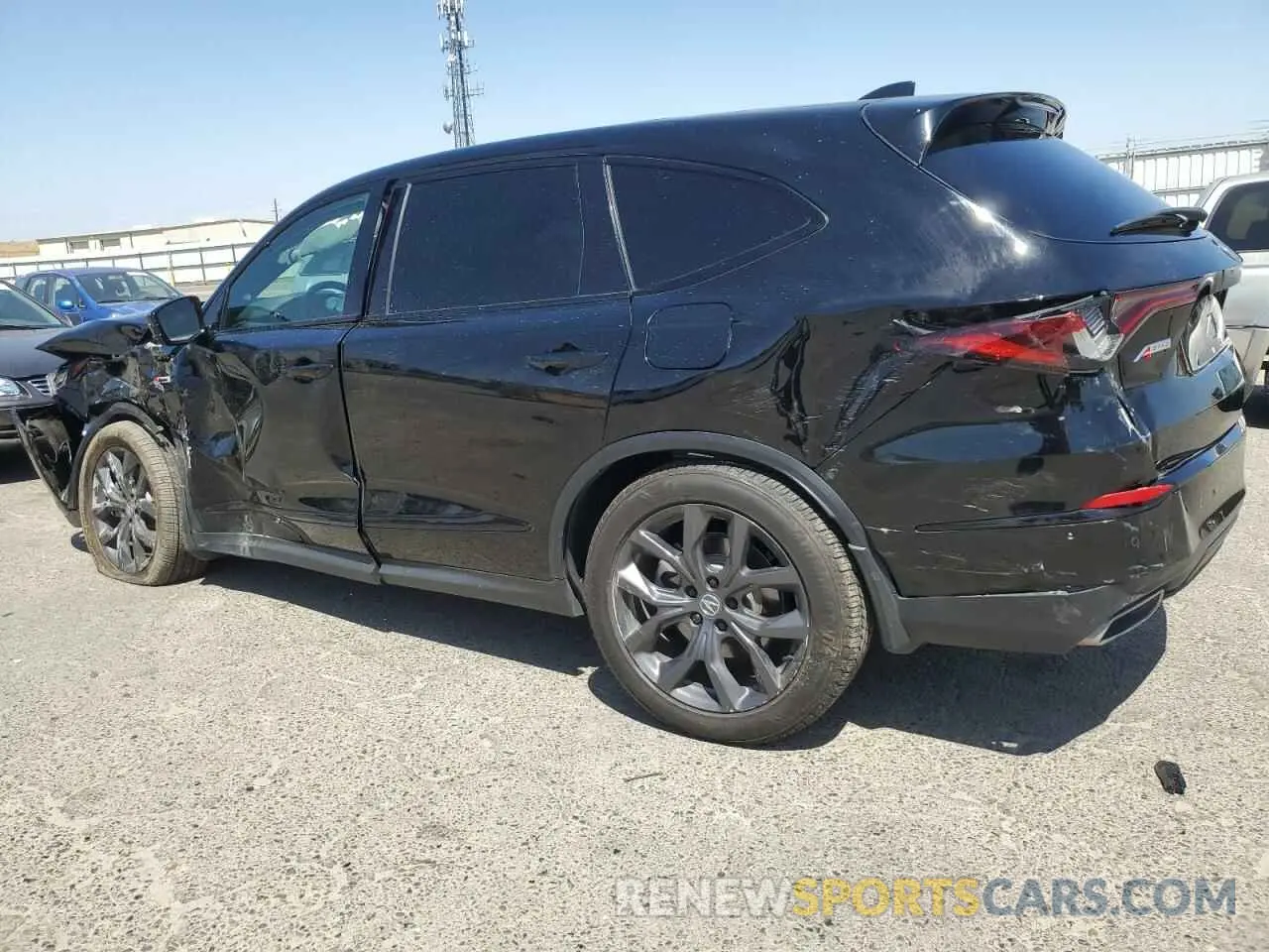 2 Photograph of a damaged car 5J8YE1H03RL021808 ACURA MDX 2024