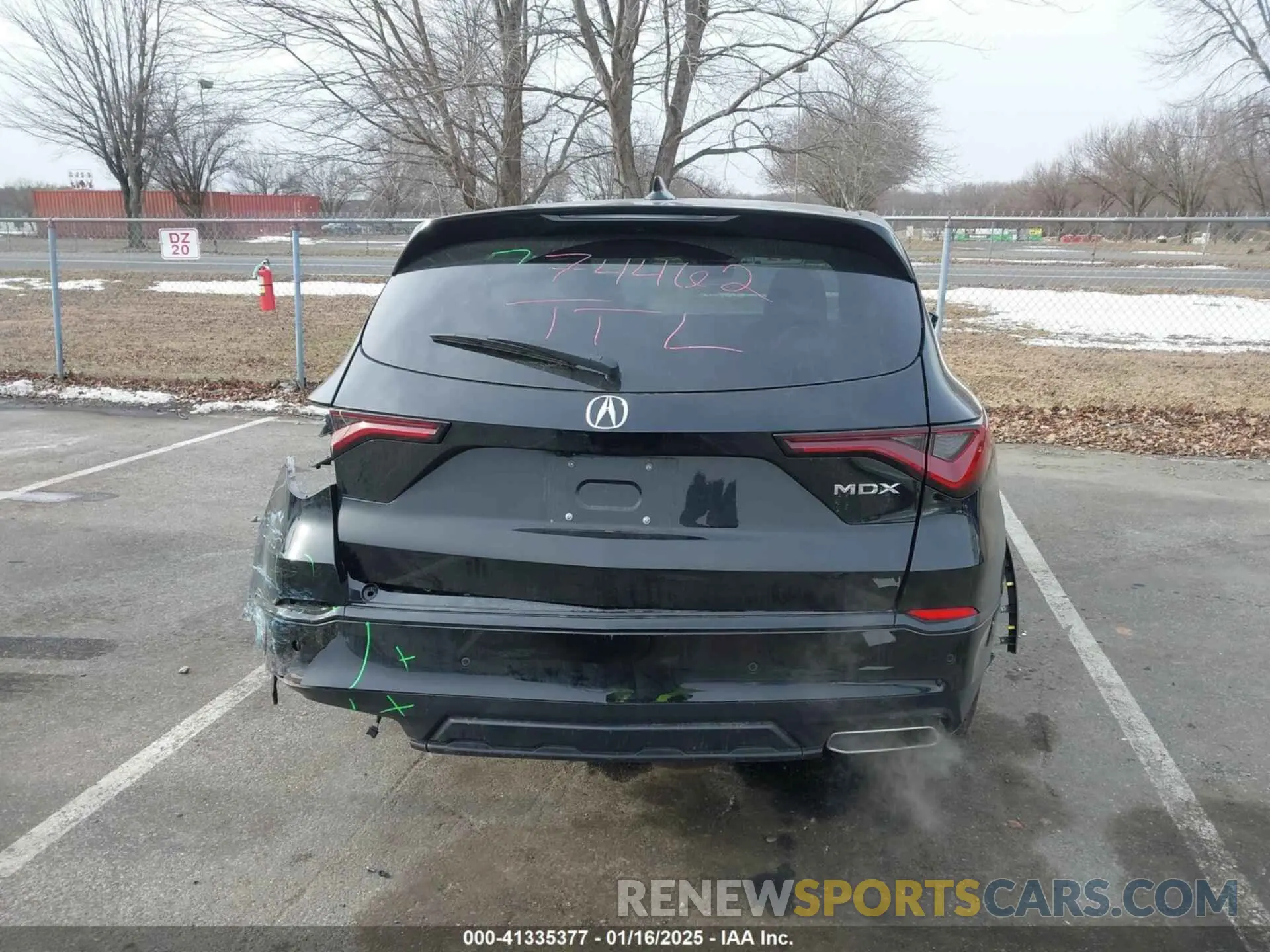 16 Photograph of a damaged car 5J8YE1H04RL014754 ACURA MDX 2024
