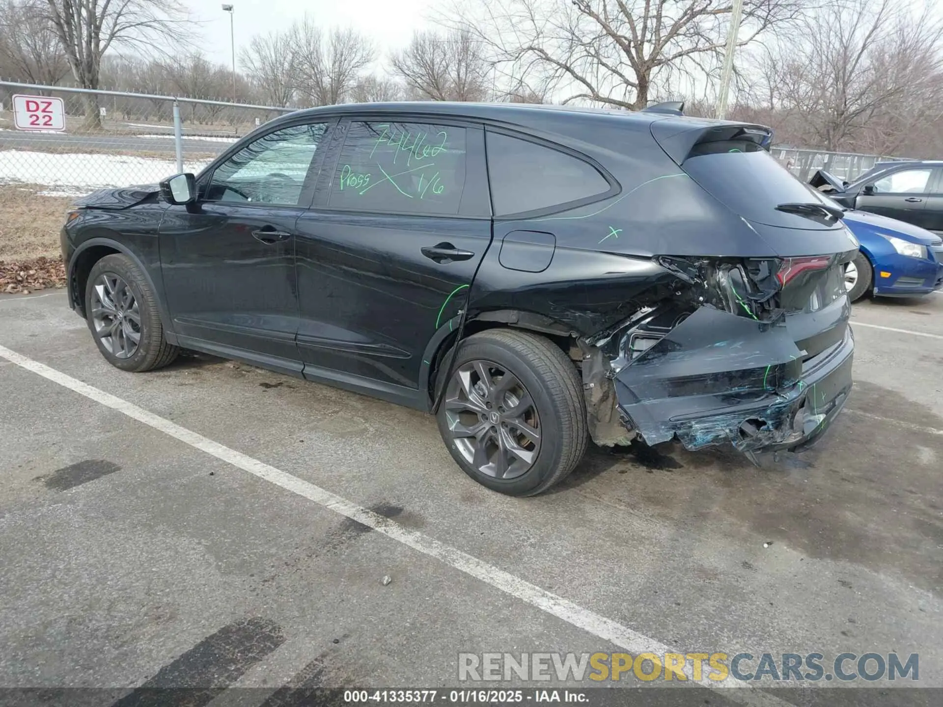 3 Photograph of a damaged car 5J8YE1H04RL014754 ACURA MDX 2024