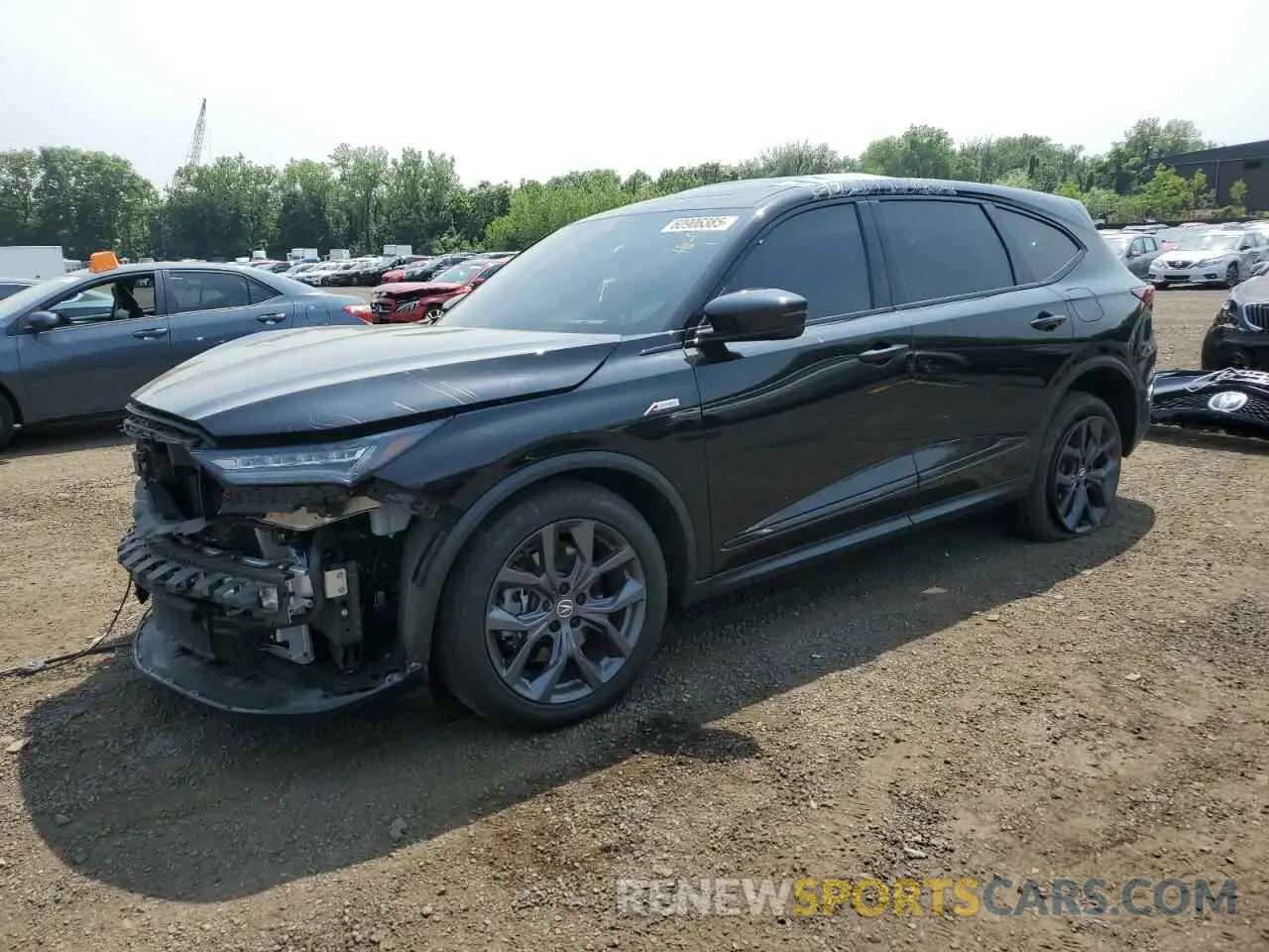 1 Photograph of a damaged car 5J8YE1H08RL001232 ACURA MDX 2024