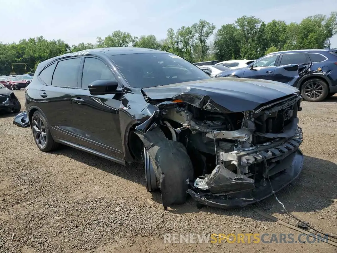 4 Photograph of a damaged car 5J8YE1H08RL001232 ACURA MDX 2024