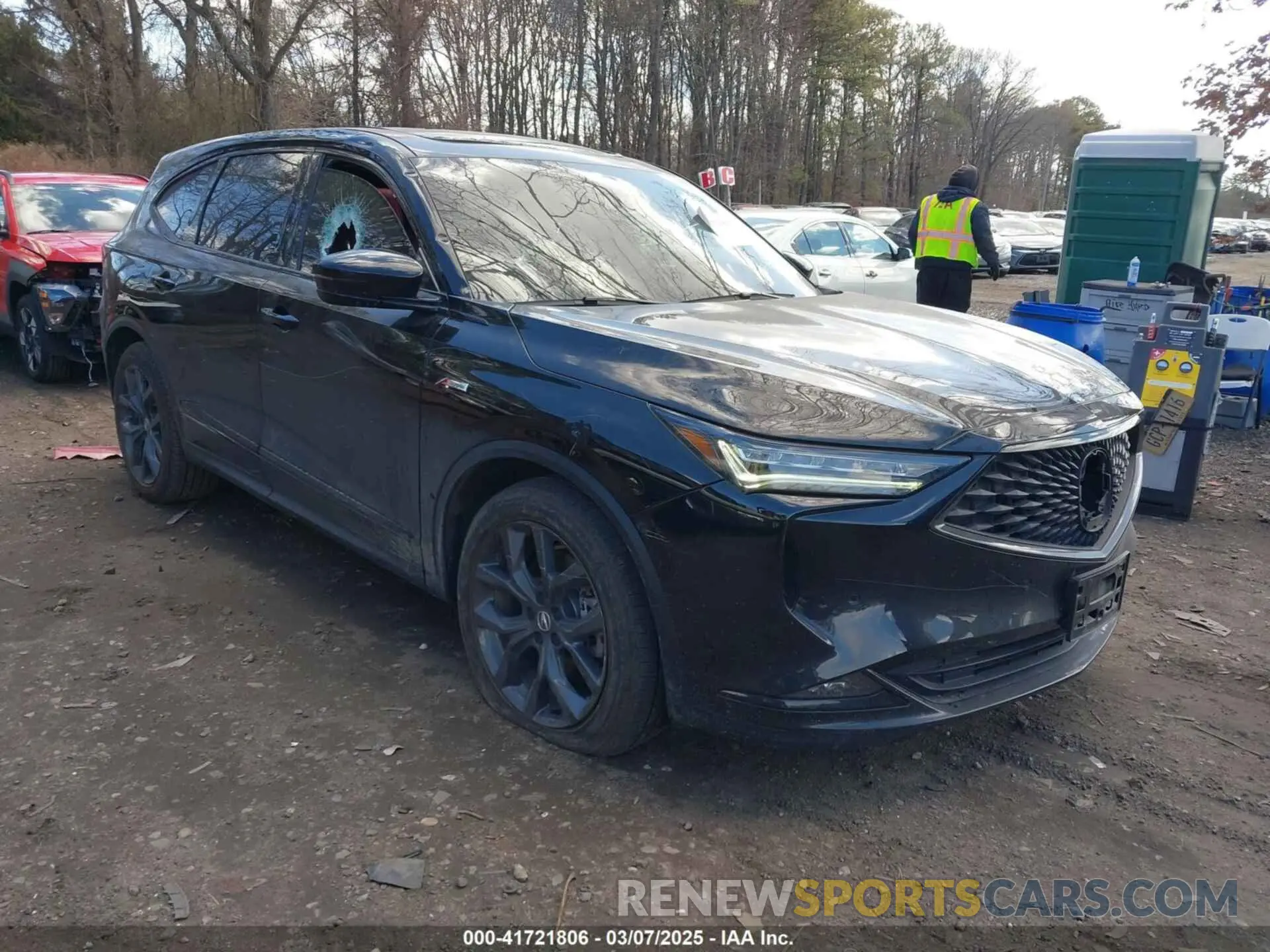 1 Photograph of a damaged car 5J8YE1H09RL010800 ACURA MDX 2024