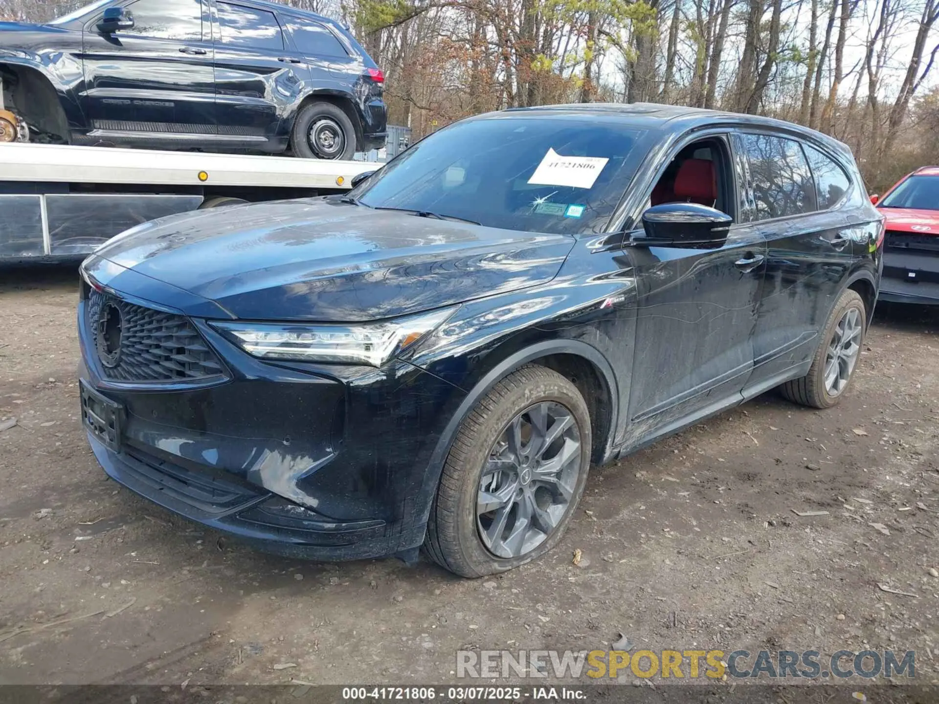 2 Photograph of a damaged car 5J8YE1H09RL010800 ACURA MDX 2024
