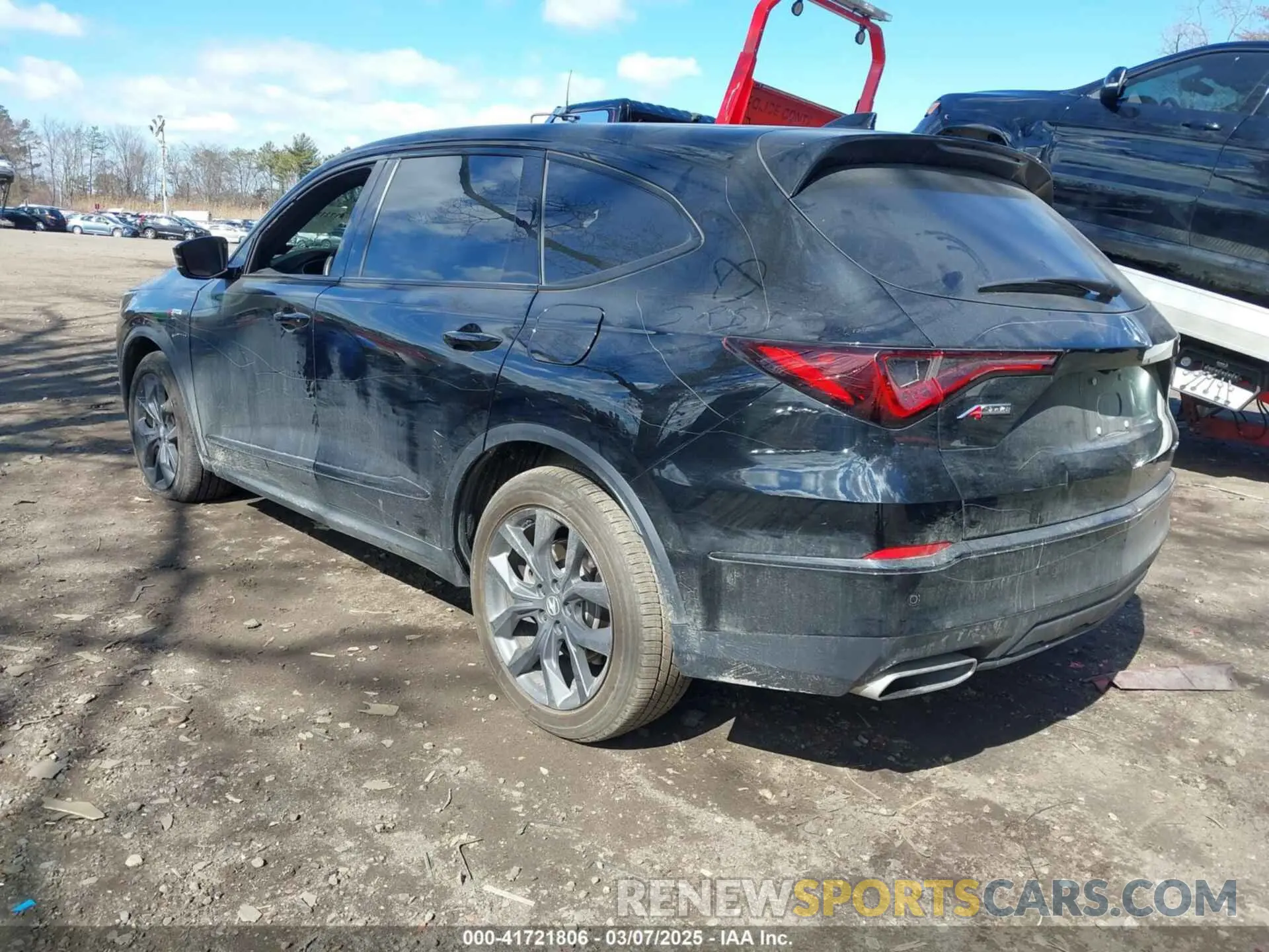 3 Photograph of a damaged car 5J8YE1H09RL010800 ACURA MDX 2024