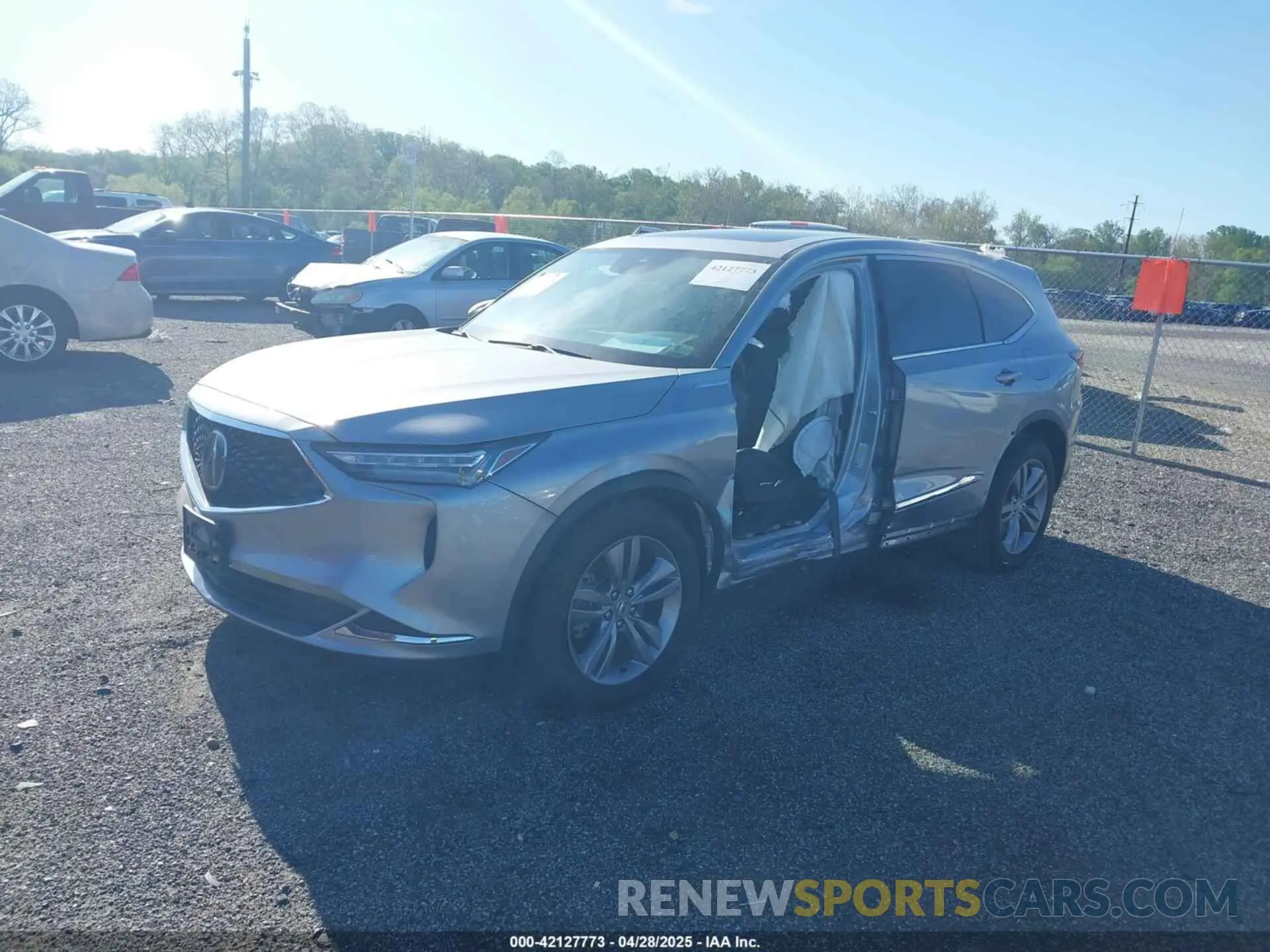 2 Photograph of a damaged car 5J8YE1H32RL034169 ACURA MDX 2024