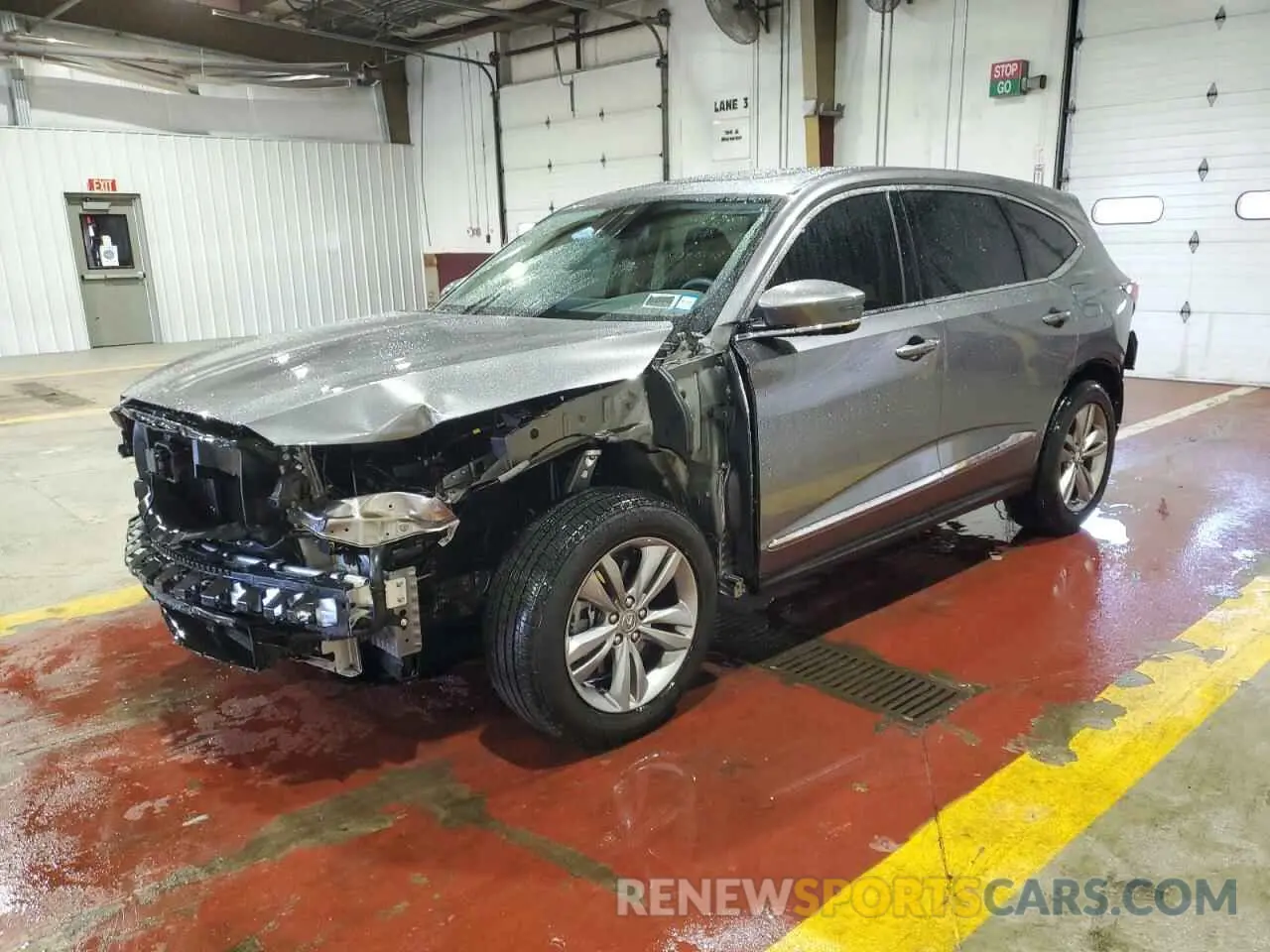 1 Photograph of a damaged car 5J8YE1H34RL034268 ACURA MDX 2024