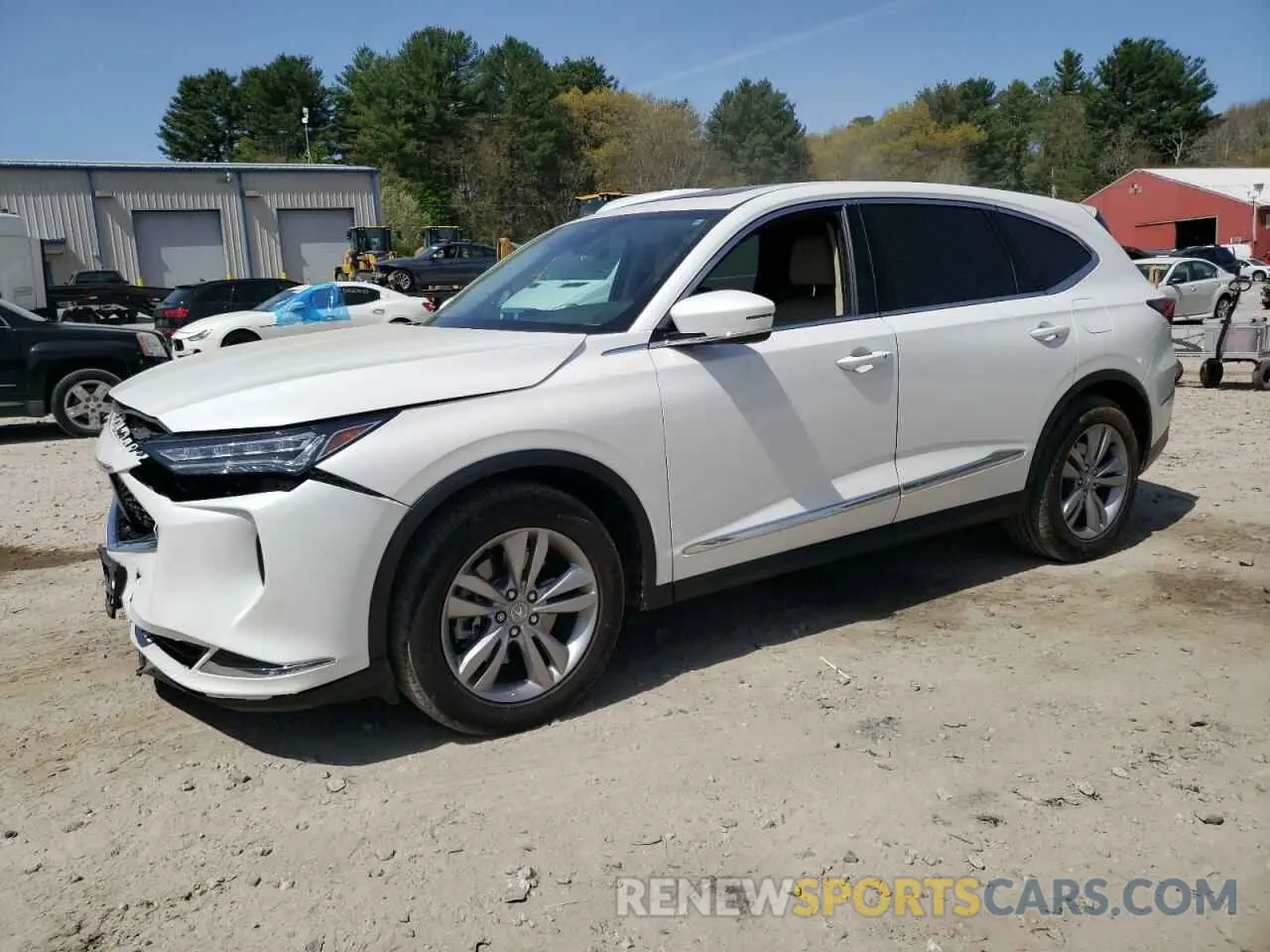 1 Photograph of a damaged car 5J8YE1H35RL014787 ACURA MDX 2024