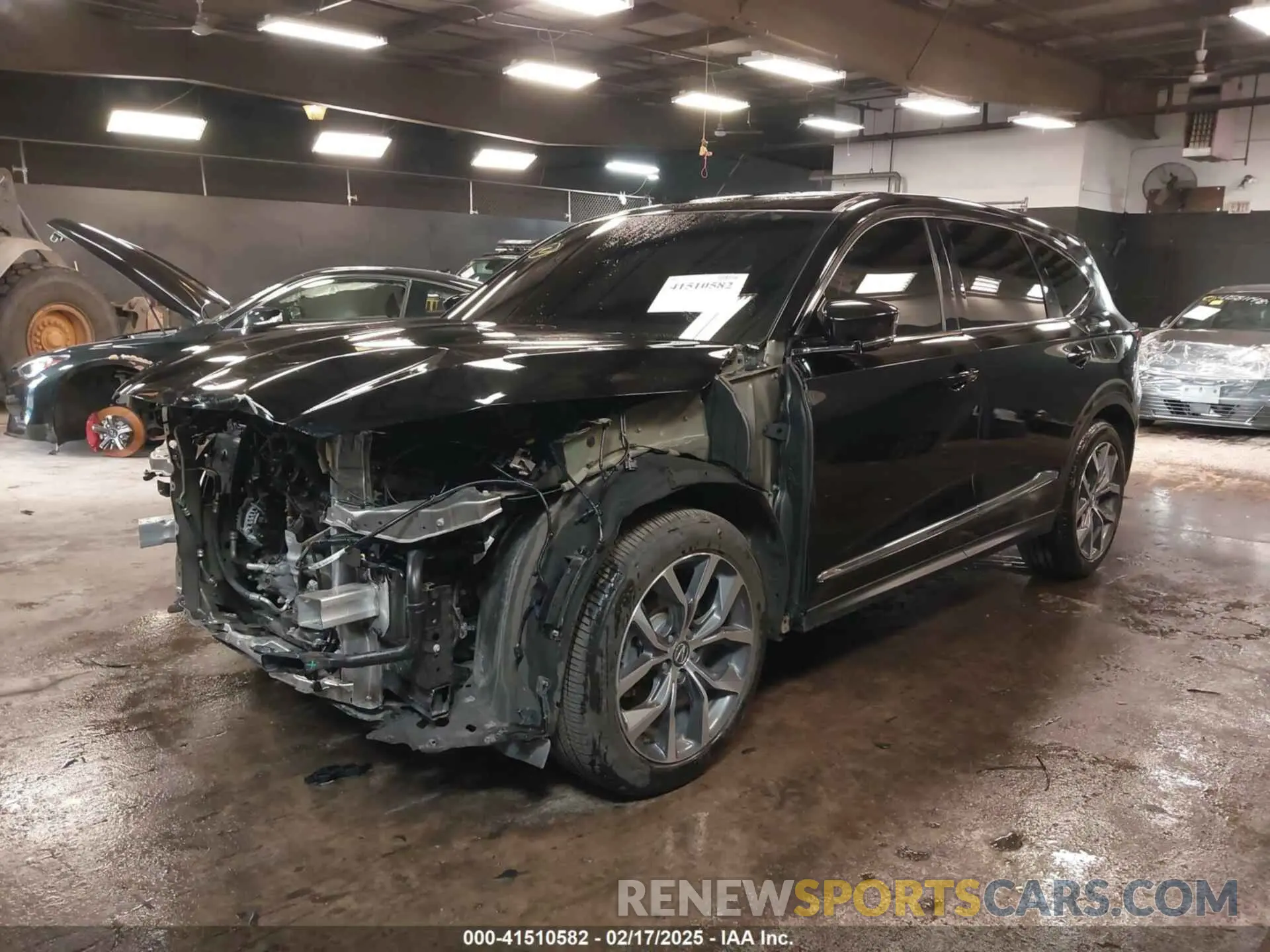 2 Photograph of a damaged car 5J8YE1H41RL010101 ACURA MDX 2024