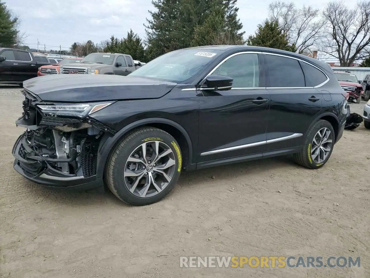 1 Photograph of a damaged car 5J8YE1H41RL018148 ACURA MDX 2024