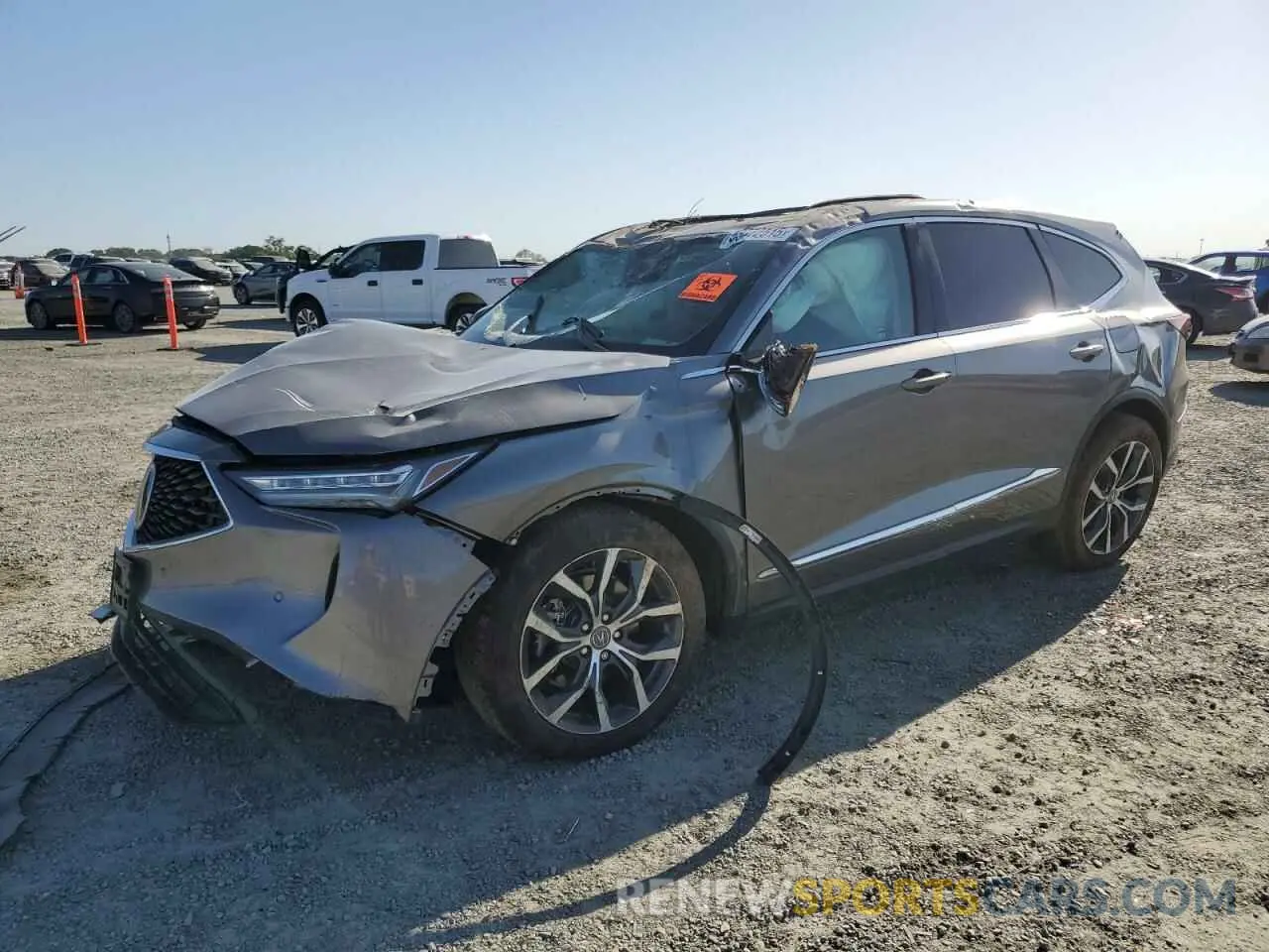 1 Photograph of a damaged car 5J8YE1H42RL035346 ACURA MDX 2024