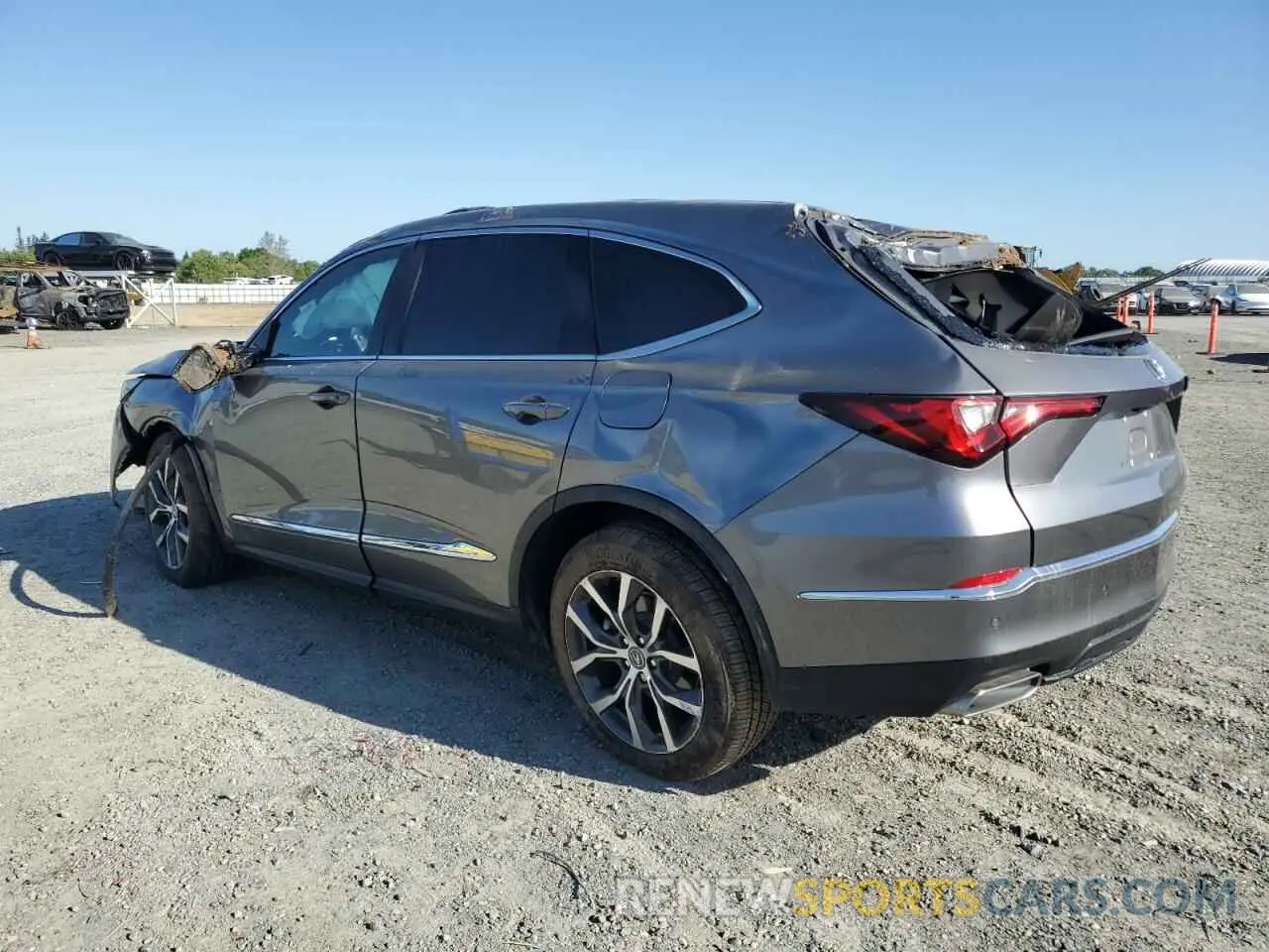 2 Photograph of a damaged car 5J8YE1H42RL035346 ACURA MDX 2024