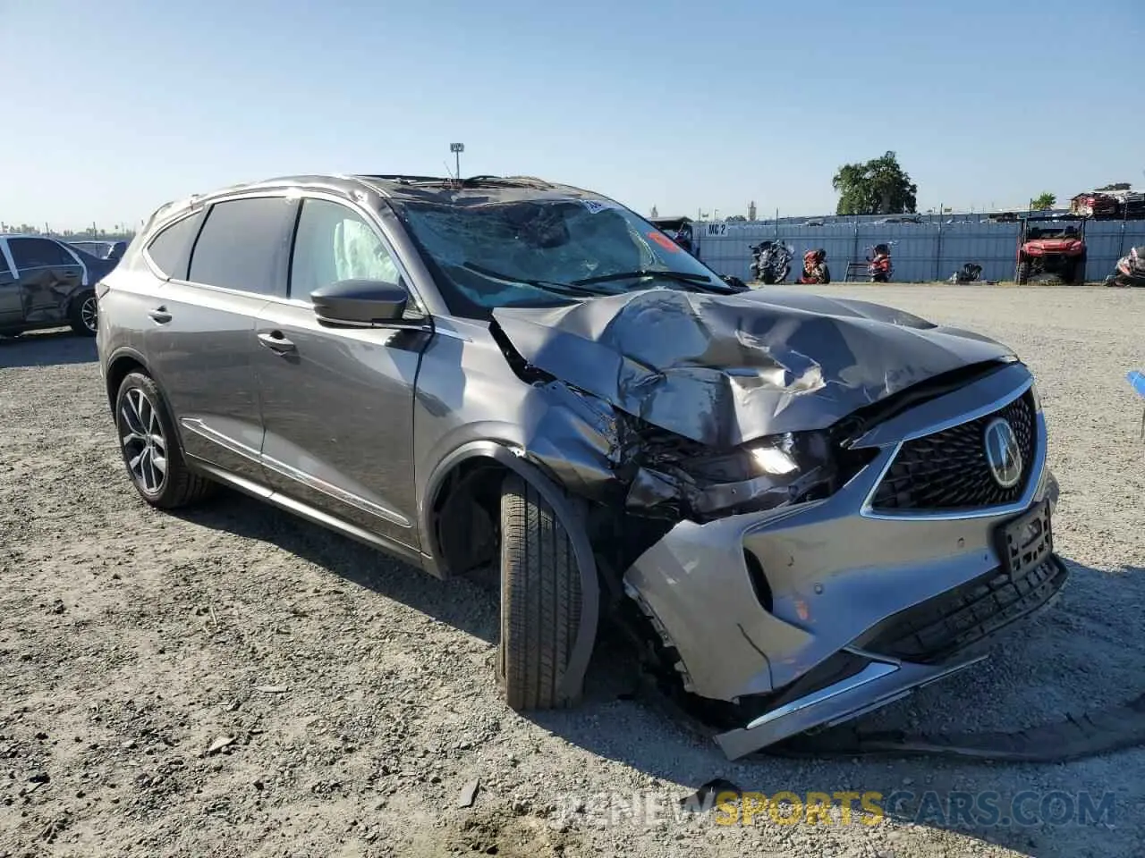 4 Photograph of a damaged car 5J8YE1H42RL035346 ACURA MDX 2024