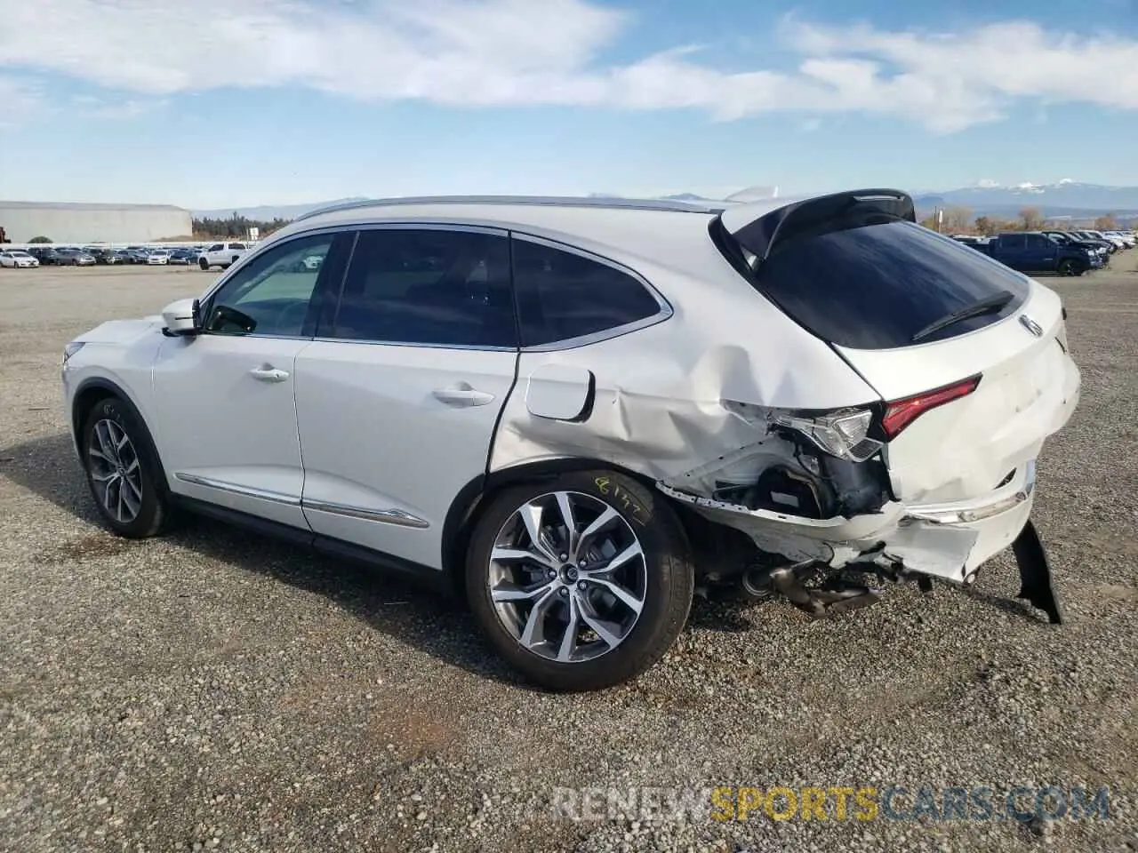2 Photograph of a damaged car 5J8YE1H43RL009502 ACURA MDX 2024