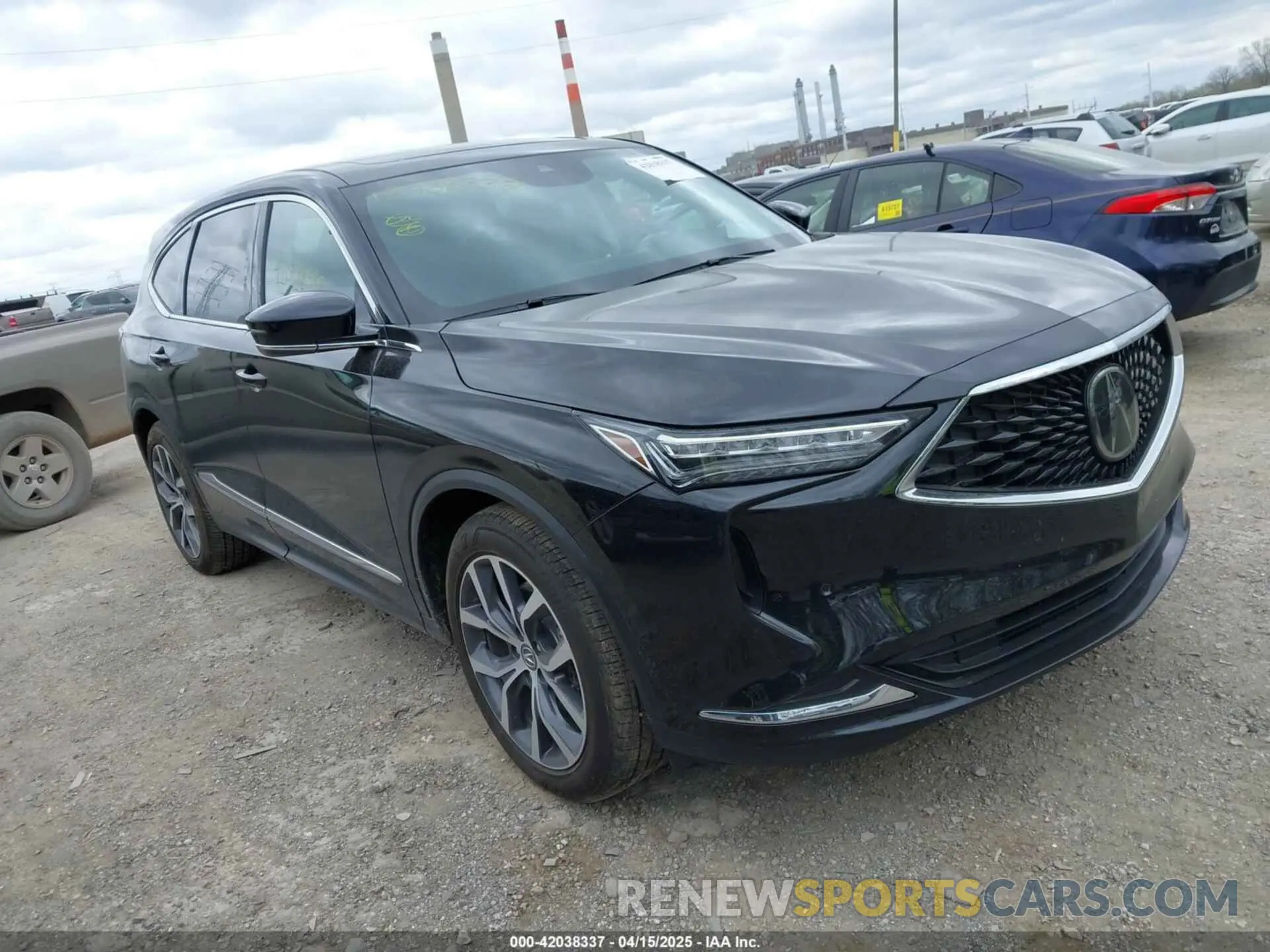 1 Photograph of a damaged car 5J8YE1H43RL025070 ACURA MDX 2024