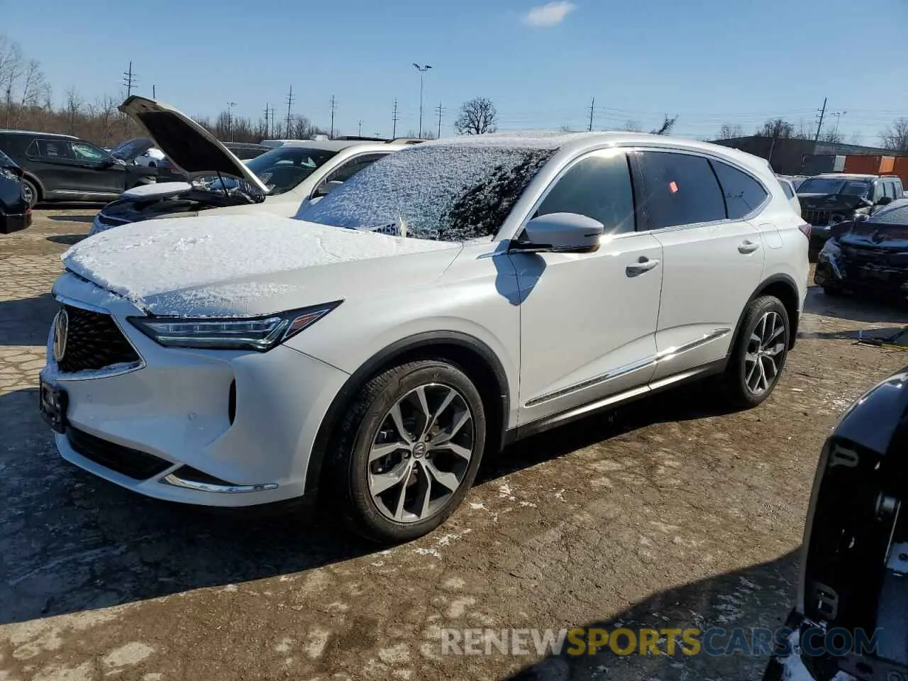 1 Photograph of a damaged car 5J8YE1H43RL032083 ACURA MDX 2024