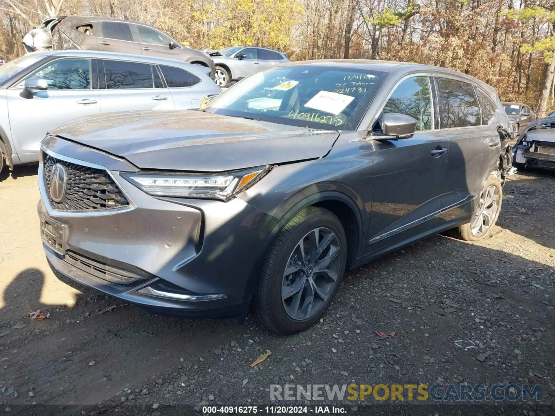 2 Photograph of a damaged car 5J8YE1H45RL024731 ACURA MDX 2024