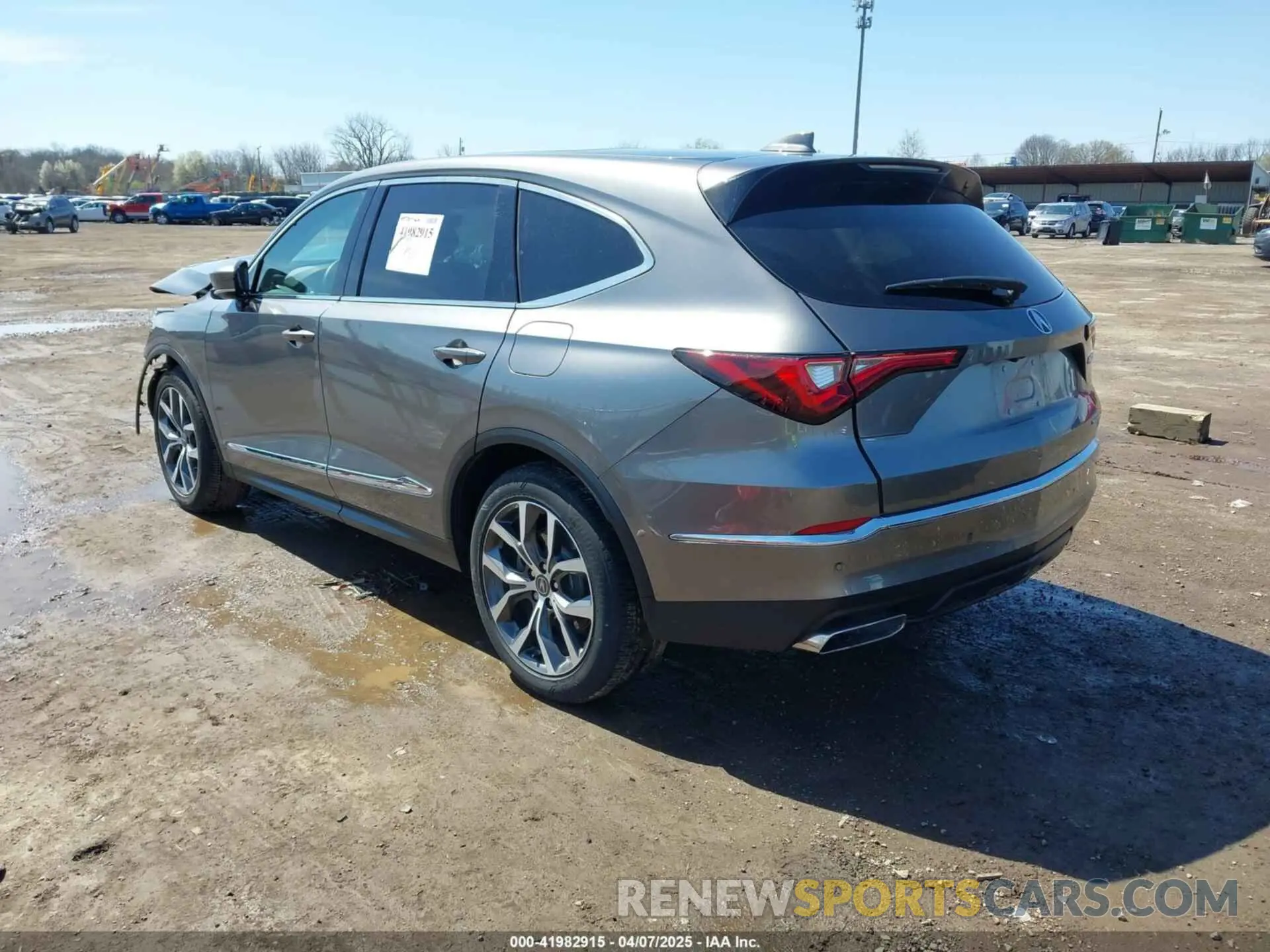 3 Photograph of a damaged car 5J8YE1H47RL005369 ACURA MDX 2024