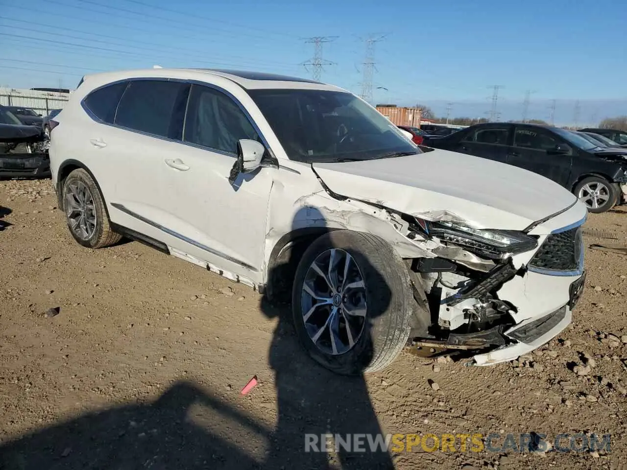 4 Photograph of a damaged car 5J8YE1H47RL012080 ACURA MDX 2024