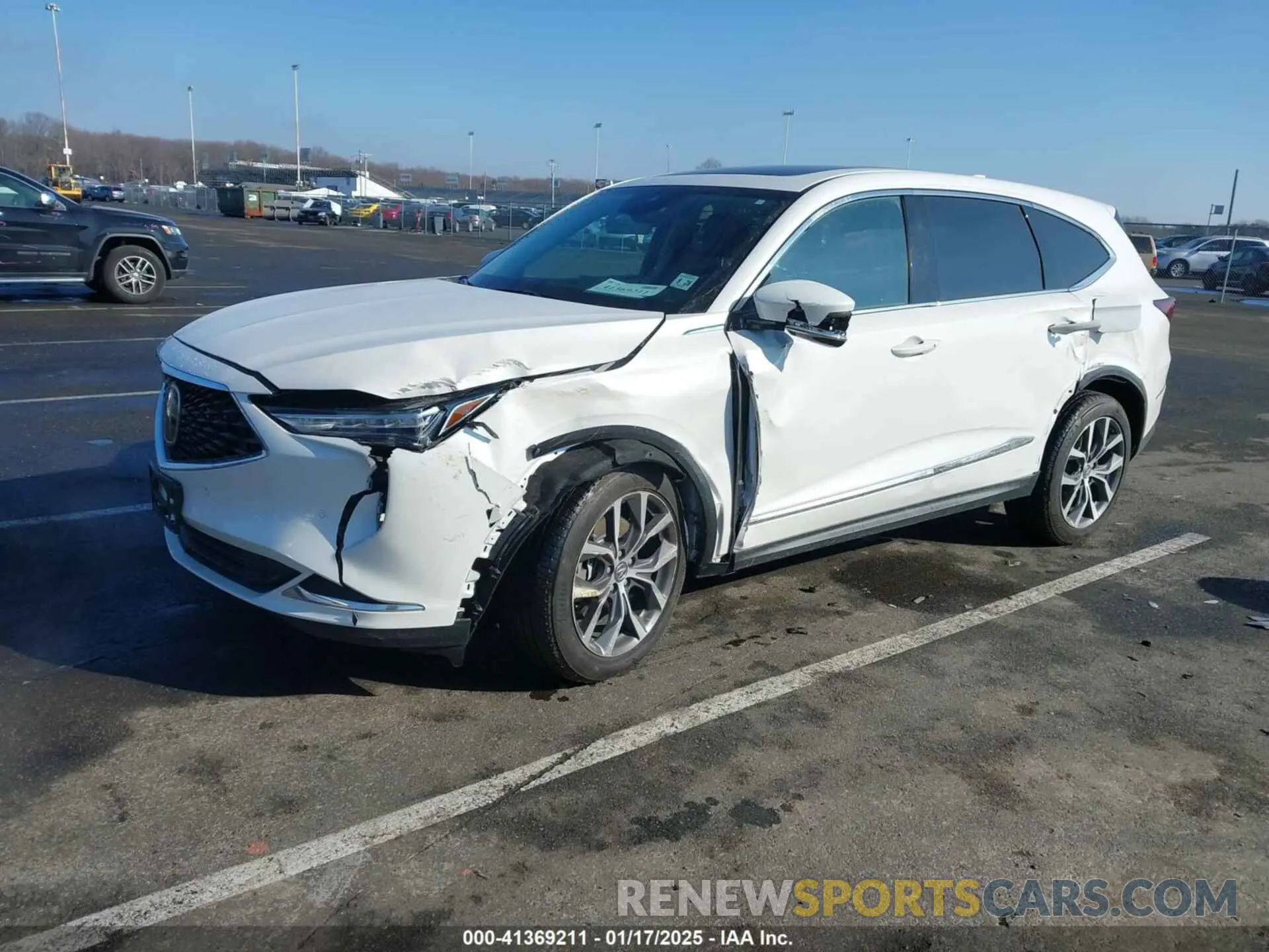 2 Photograph of a damaged car 5J8YE1H48RL003453 ACURA MDX 2024