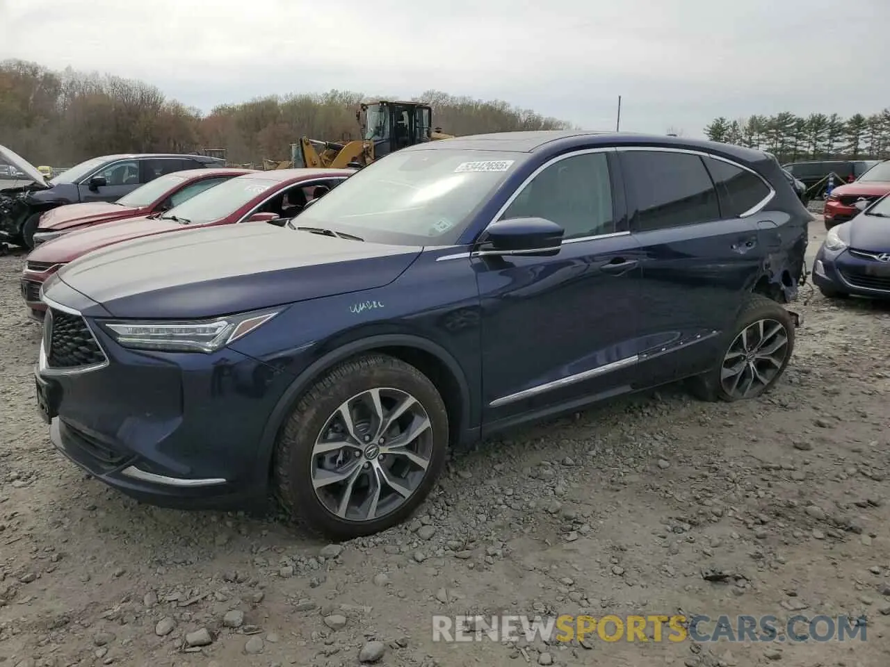1 Photograph of a damaged car 5J8YE1H49RL003770 ACURA MDX 2024