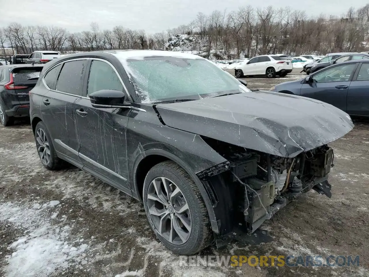 4 Photograph of a damaged car 5J8YE1H4XRL002921 ACURA MDX 2024