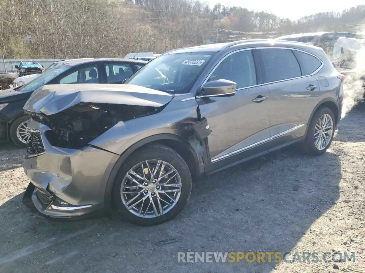 1 Photograph of a damaged car 5J8YE1H80RL023246 ACURA MDX 2024