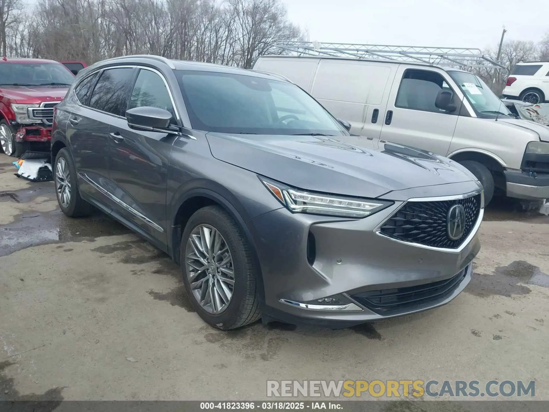 1 Photograph of a damaged car 5J8YE1H88RL020028 ACURA MDX 2024