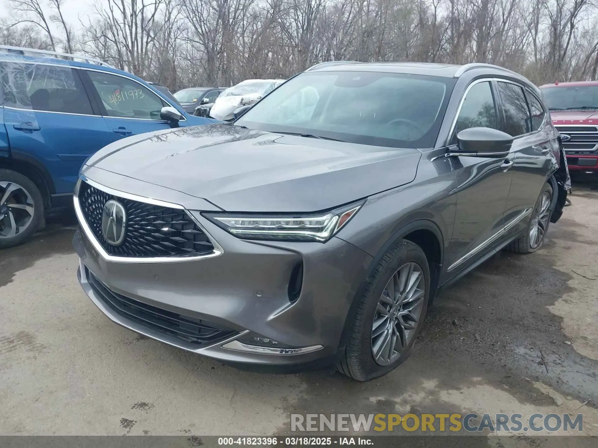 2 Photograph of a damaged car 5J8YE1H88RL020028 ACURA MDX 2024