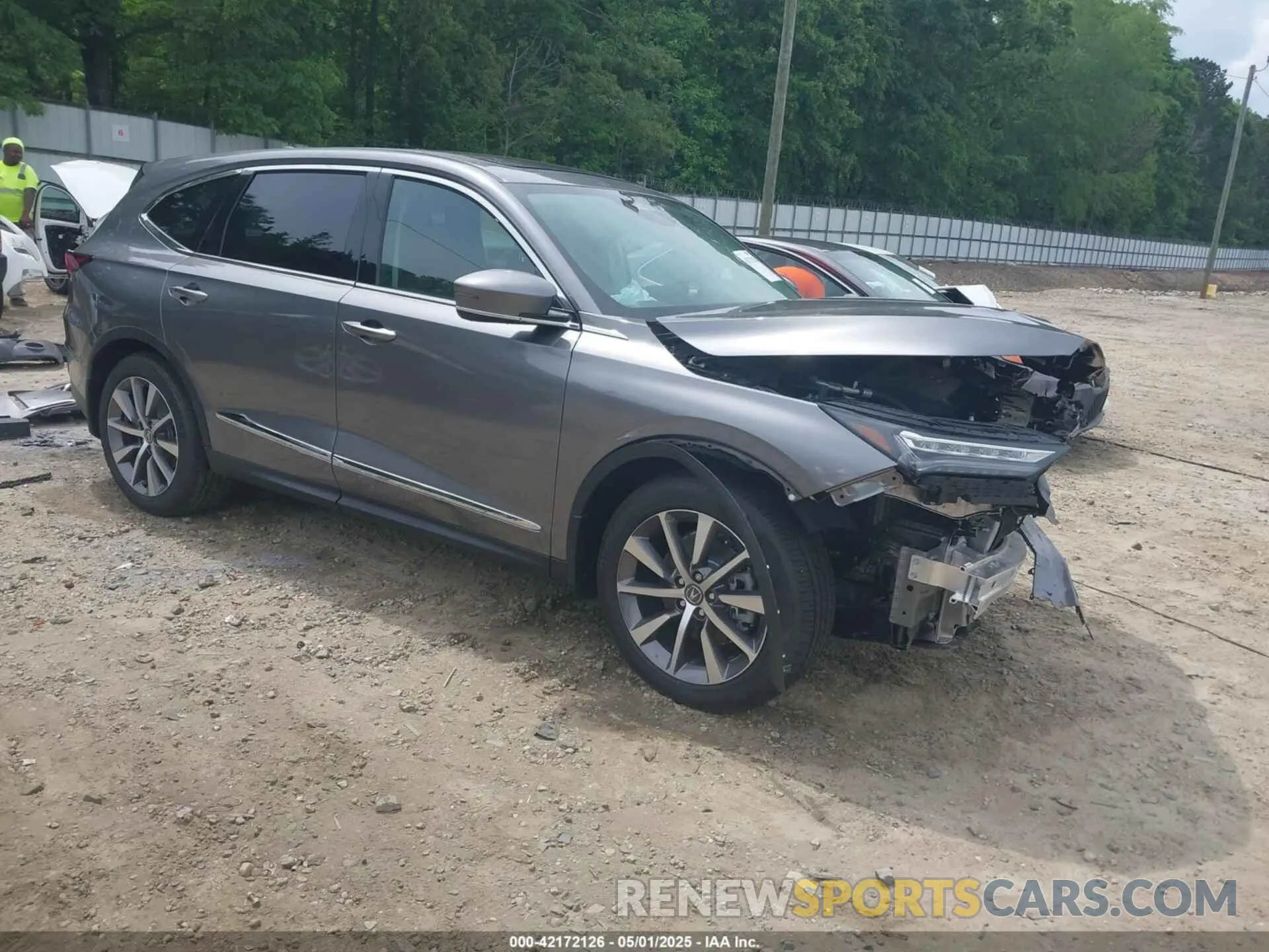 1 Photograph of a damaged car 5J8YD9H49SL005316 ACURA MDX 2025