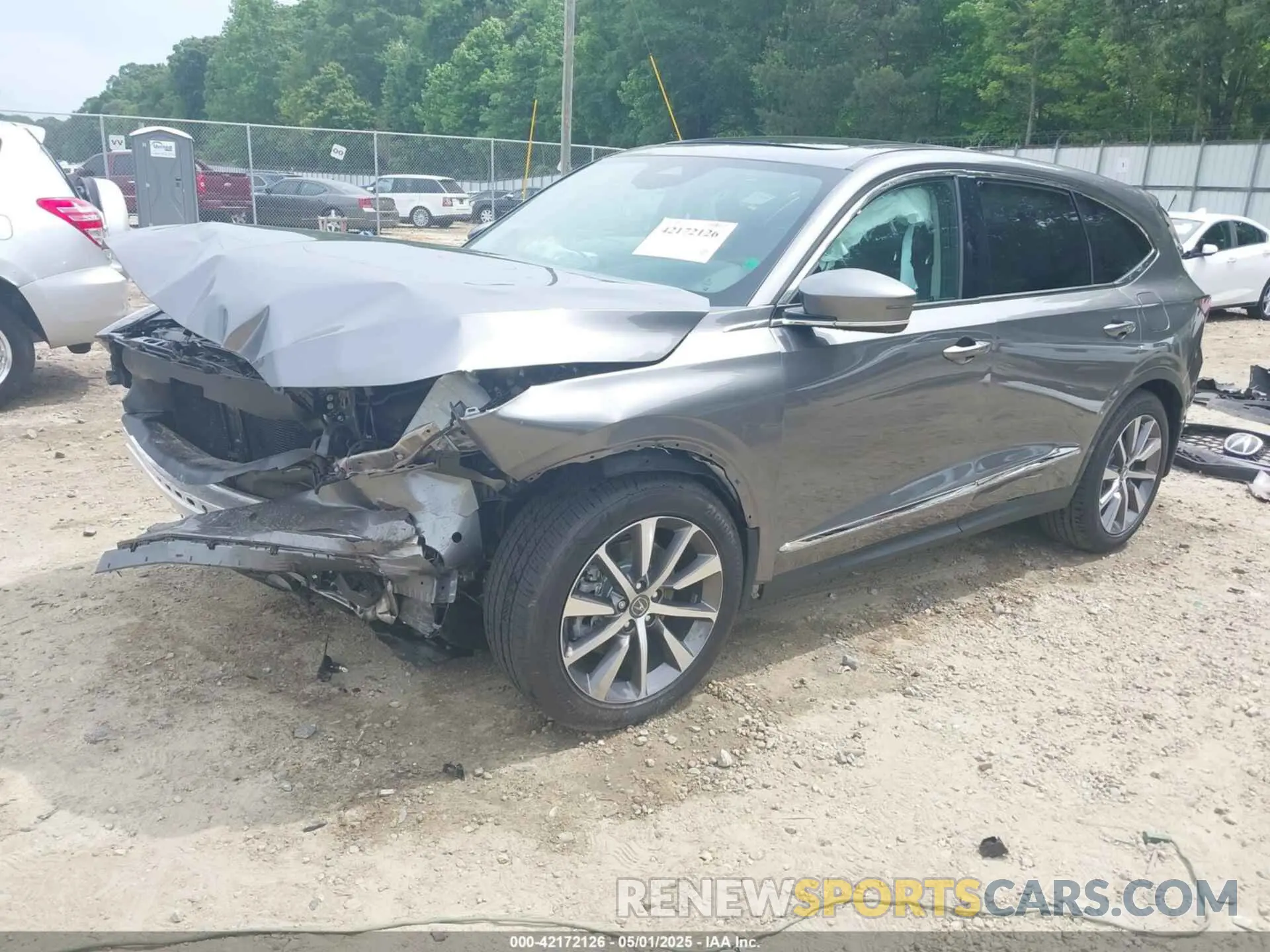 2 Photograph of a damaged car 5J8YD9H49SL005316 ACURA MDX 2025
