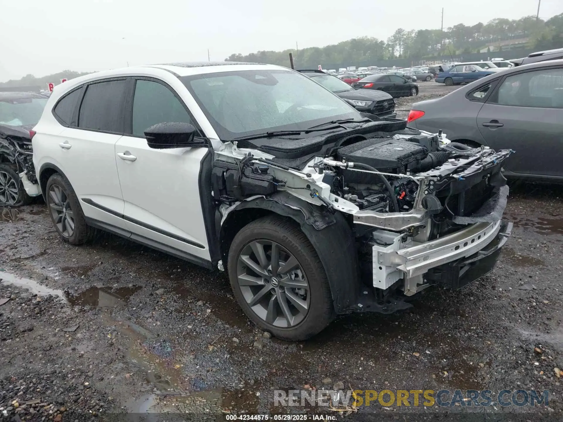 1 Photograph of a damaged car 5J8YE1H00SL019228 ACURA MDX 2025
