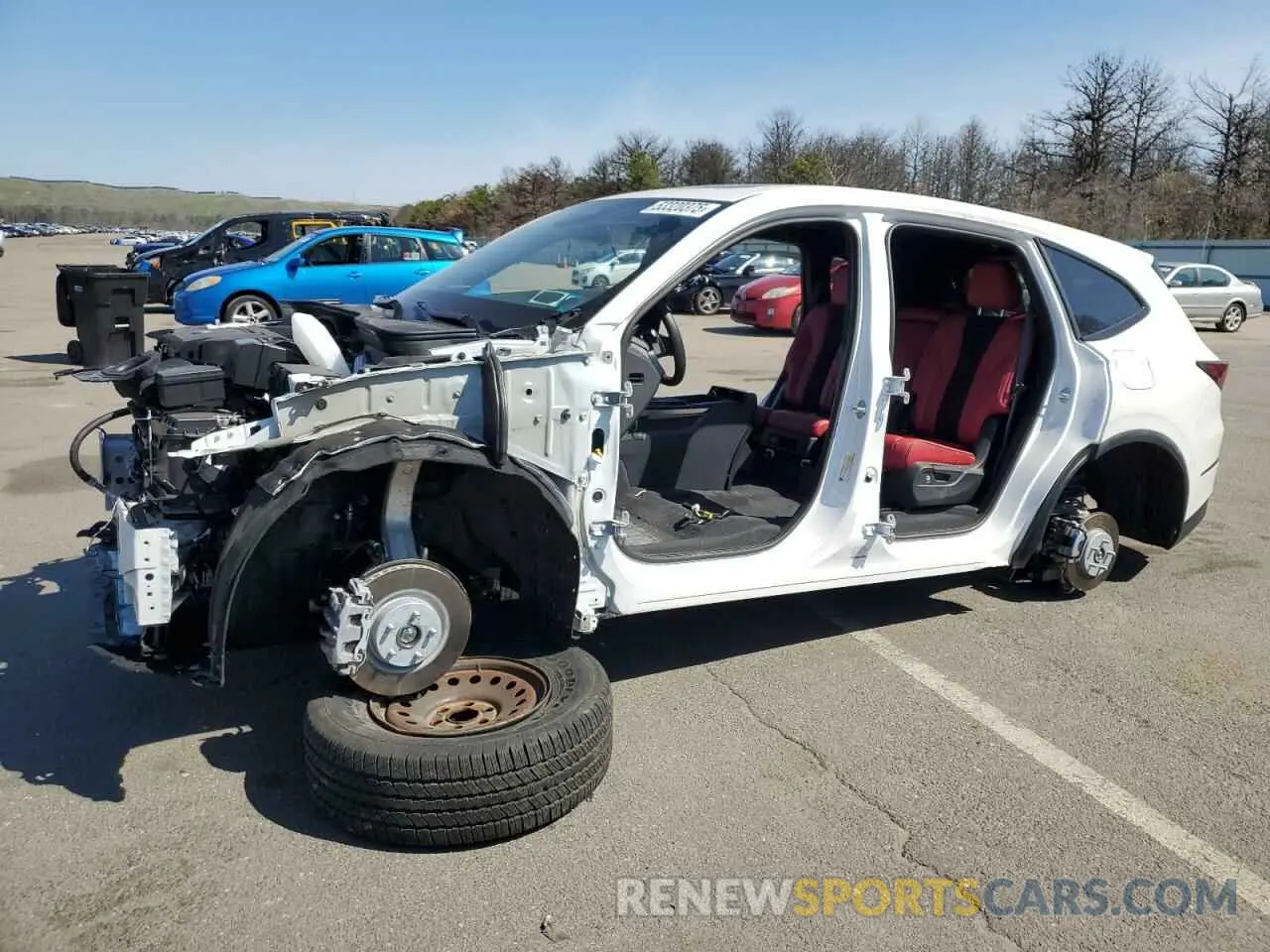 1 Photograph of a damaged car 5J8YE1H03SL002939 ACURA MDX 2025