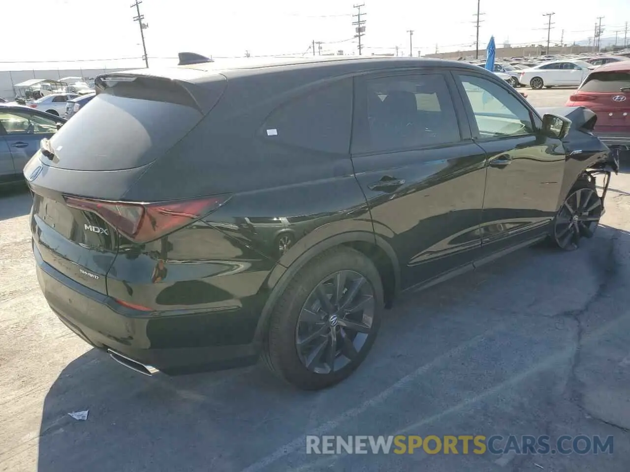 3 Photograph of a damaged car 5J8YE1H06SL010596 ACURA MDX 2025