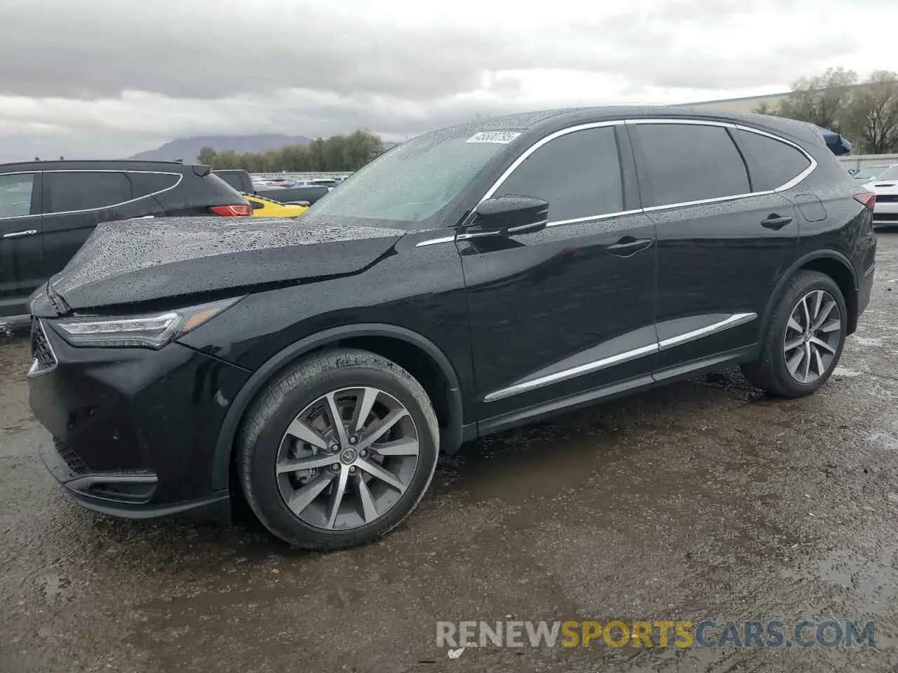 1 Photograph of a damaged car 5J8YE1H41SL007379 ACURA MDX 2025